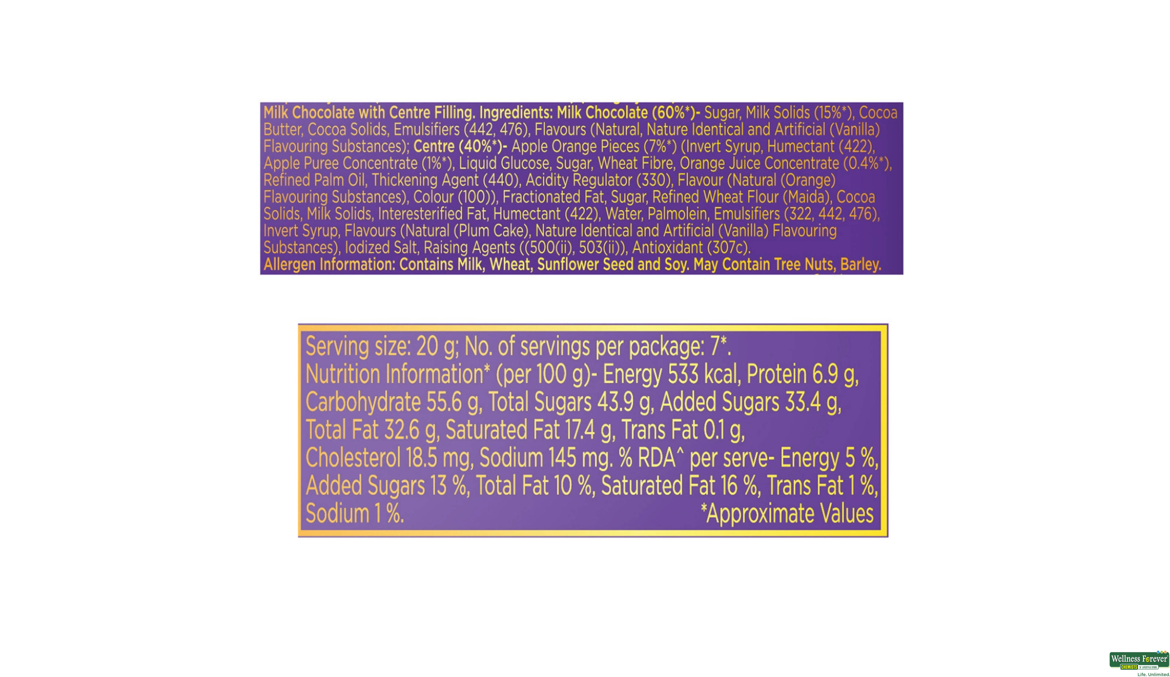 CADB CHOC SILK PLUM 140G- 3, 140GM, null
