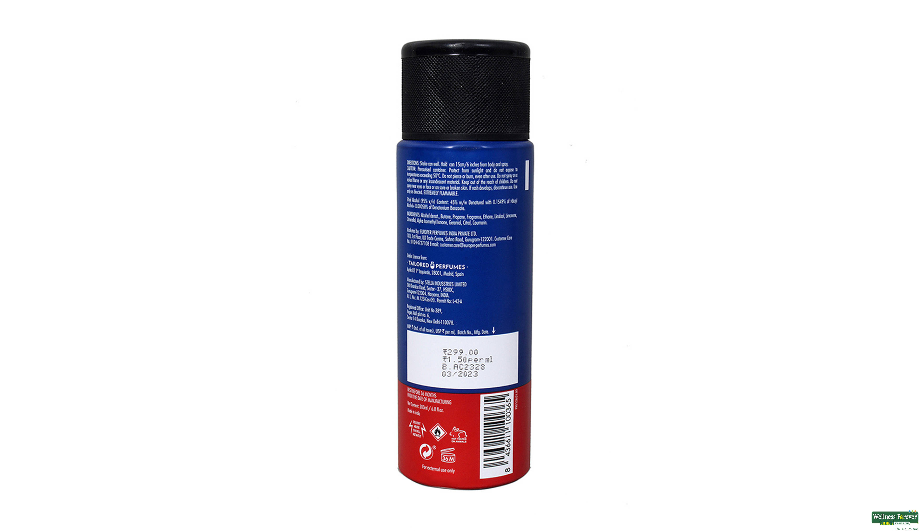 REEBOK DEO MOVE YOUR SPIRIT 200ML- 2, 200ML, null