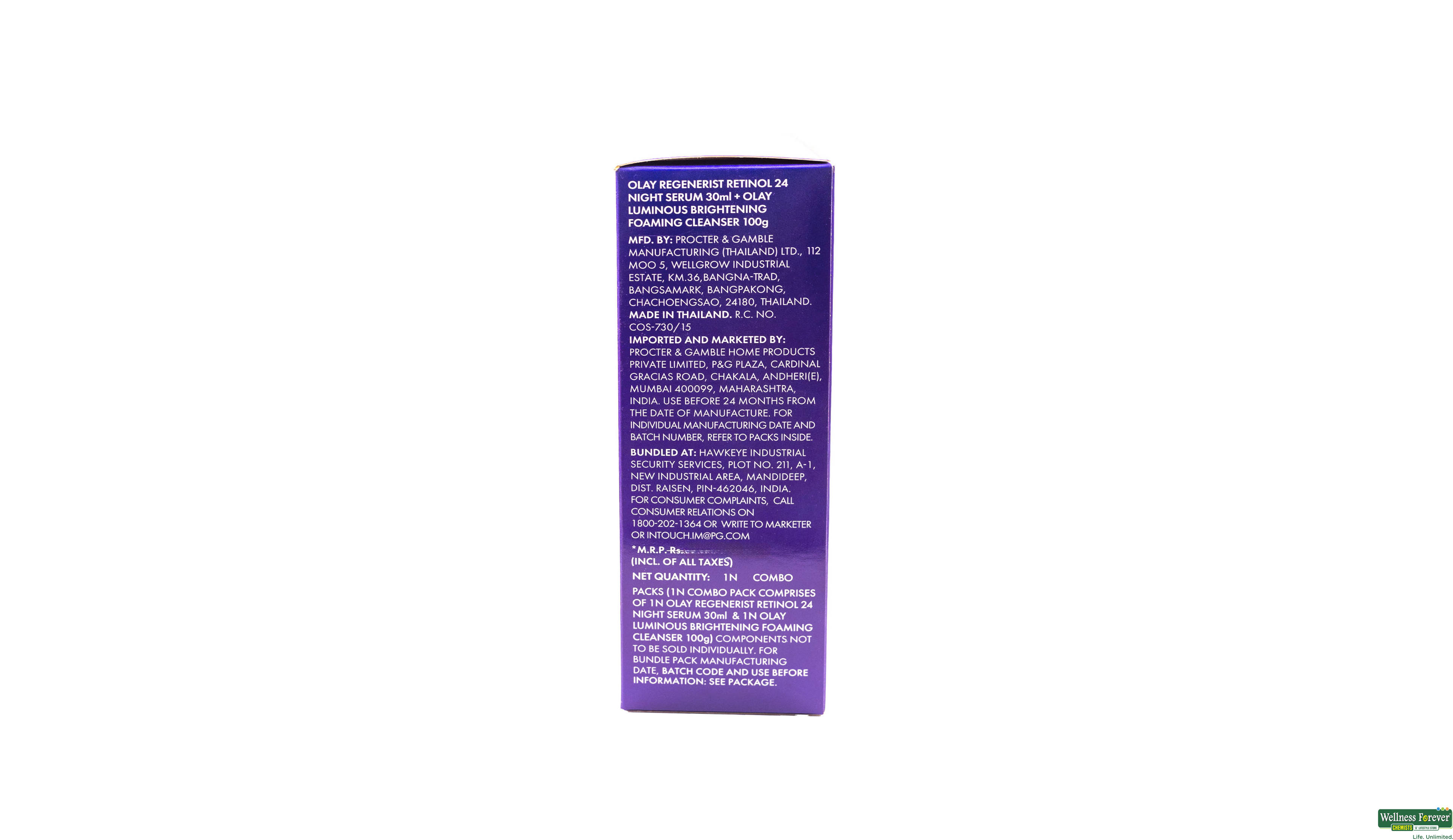 OLAY CLEANSER 100GM +RET NIGHT CRM 50GM- 4, 1PC, null
