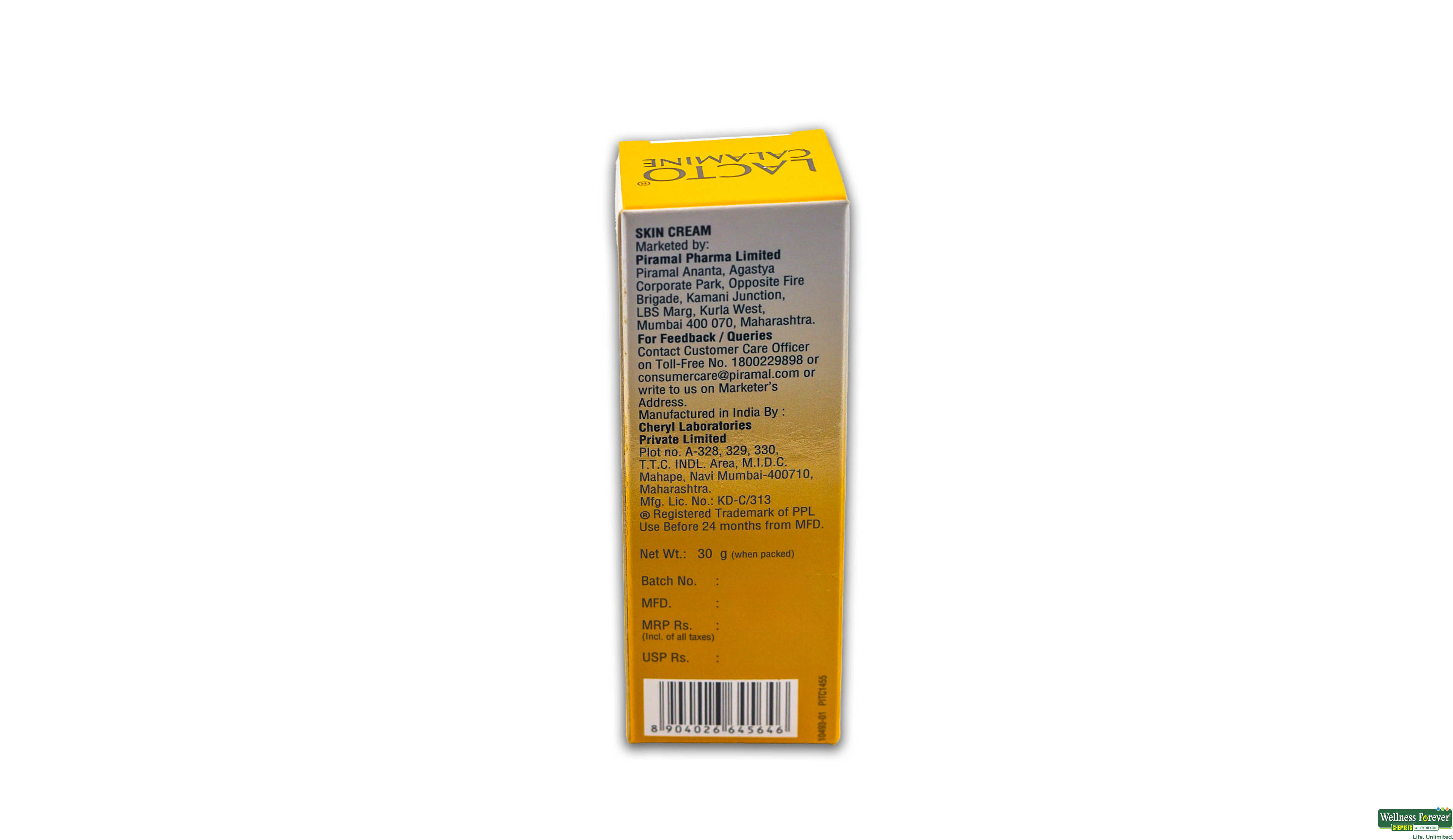 LACTO CALAMINE ANTI BLEMISH CREAM 30GM- 3, 30GM, null