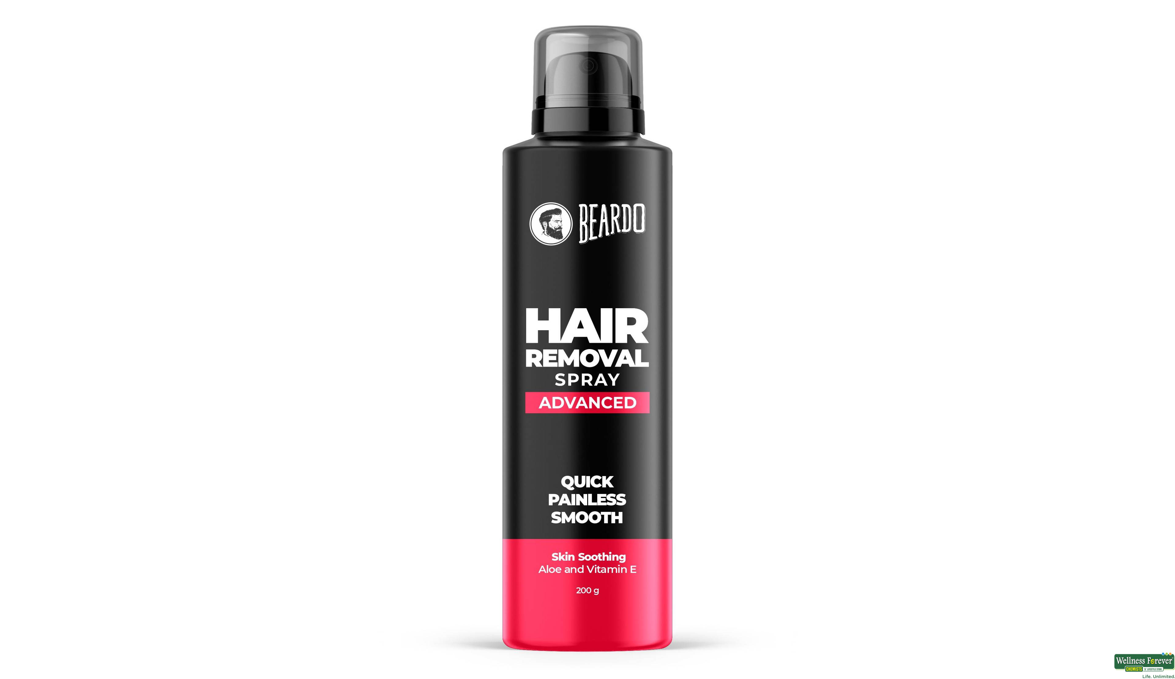 BEARDO HAIR REMOVAL SPRAY ADVANCED 200GM- 1, 200GM, null