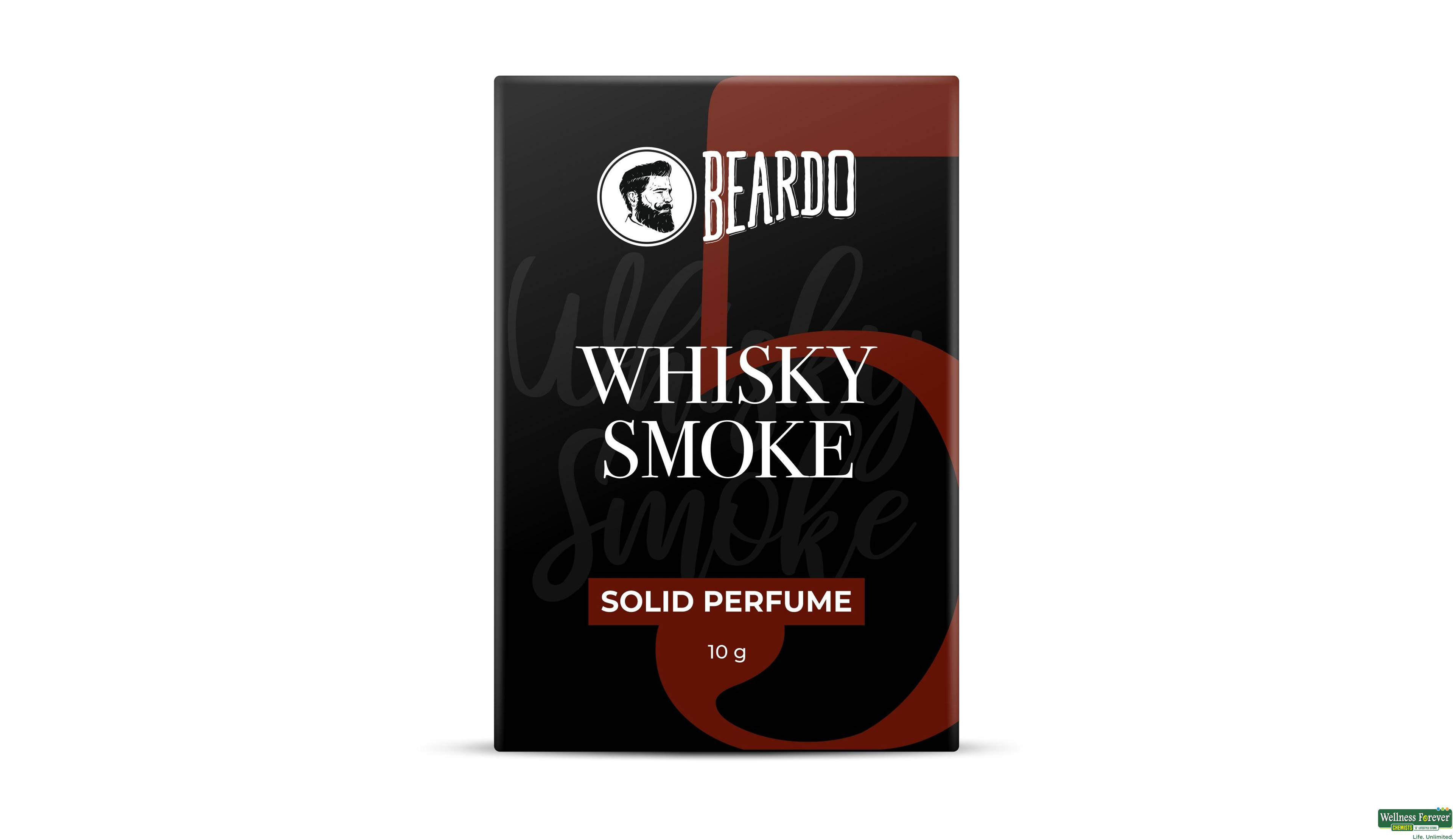 BEARDO PERFUME WHISKY SMOKE SOLID 10GM- 1, 10GM, null