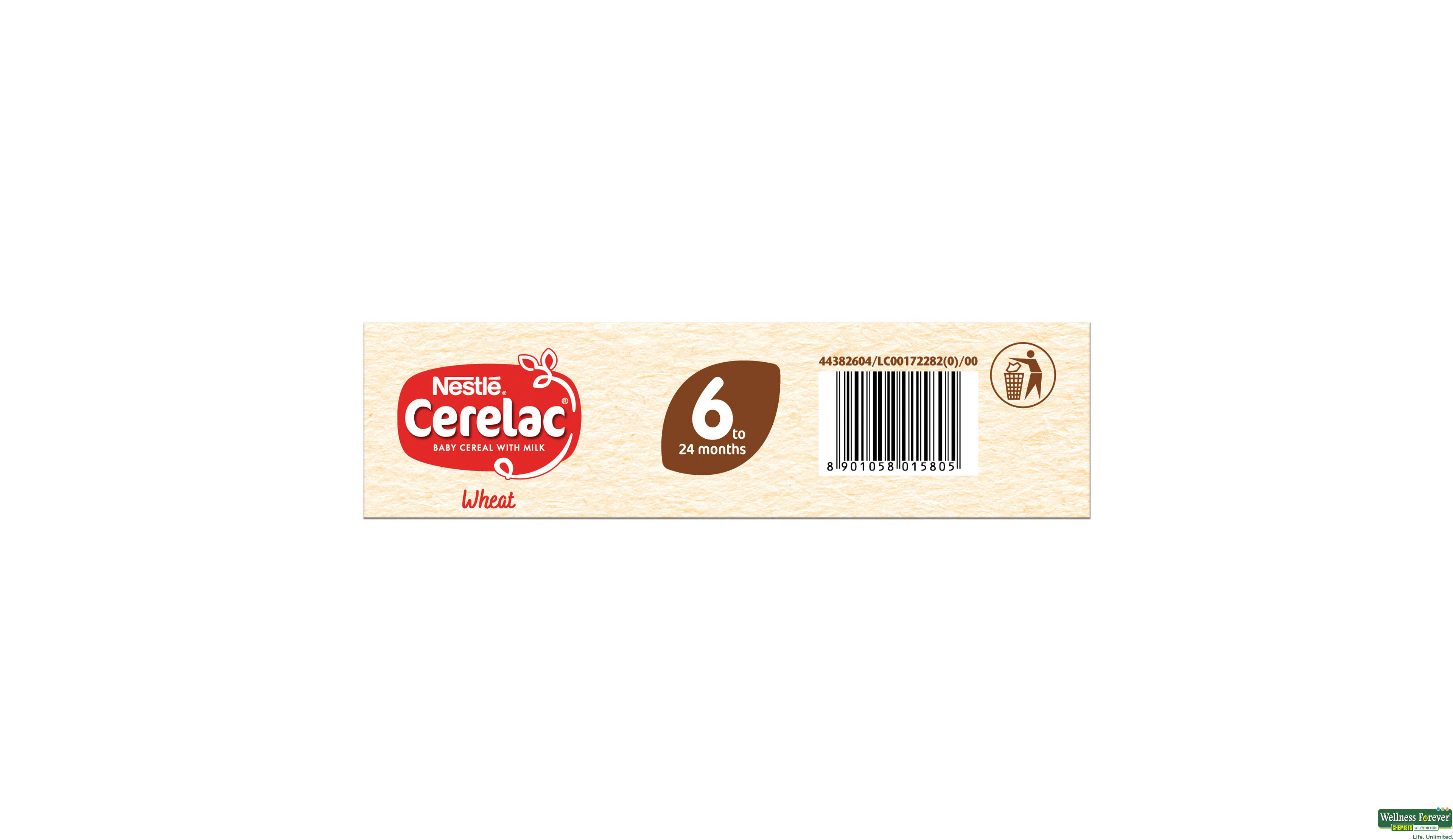 CERELAC STG1 WHEAT ZERO SUGAR REF 300GM- 8, 300GM, null