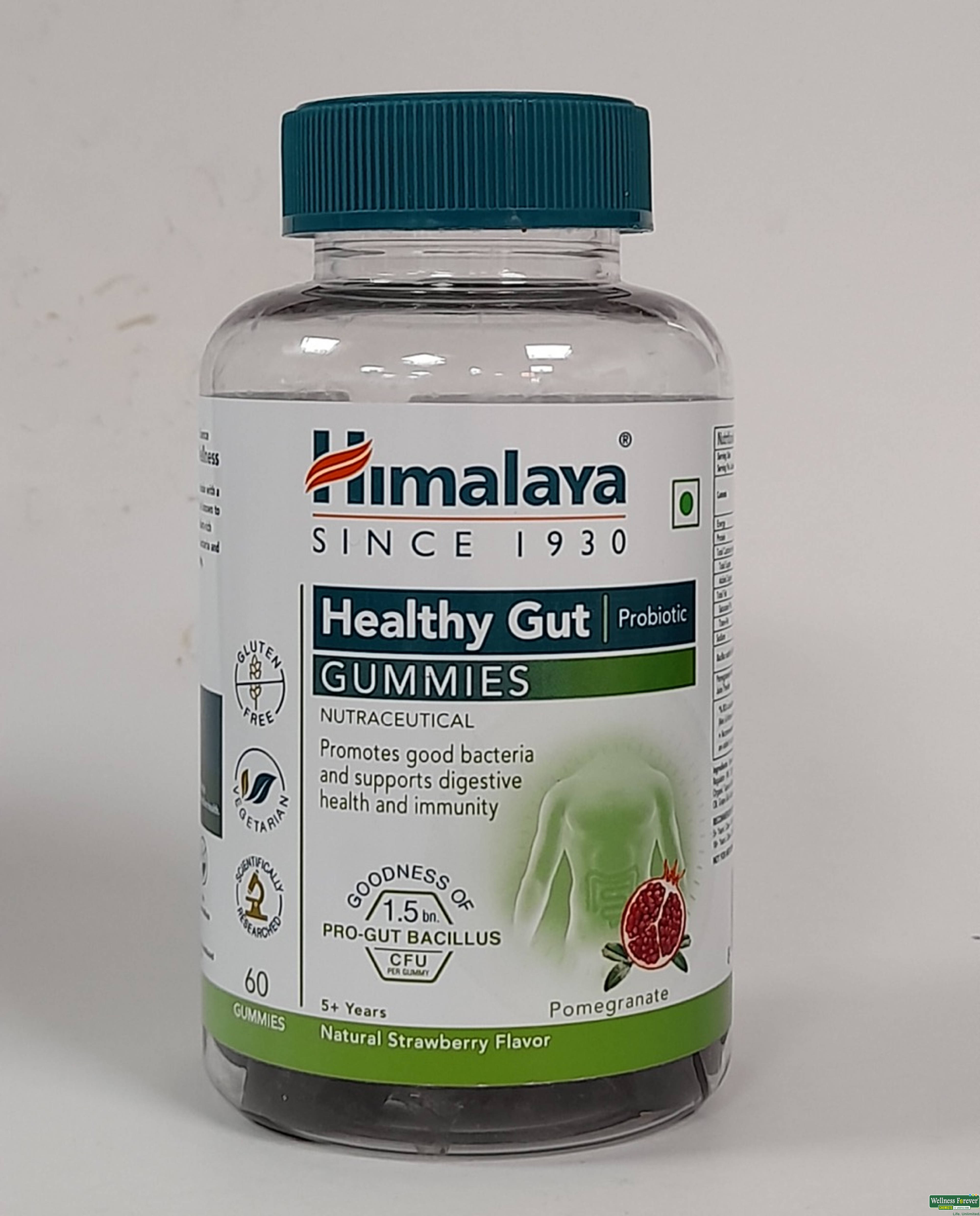 Himalaya Healthy Gut Probiotics Gummies 60 Tablets-image