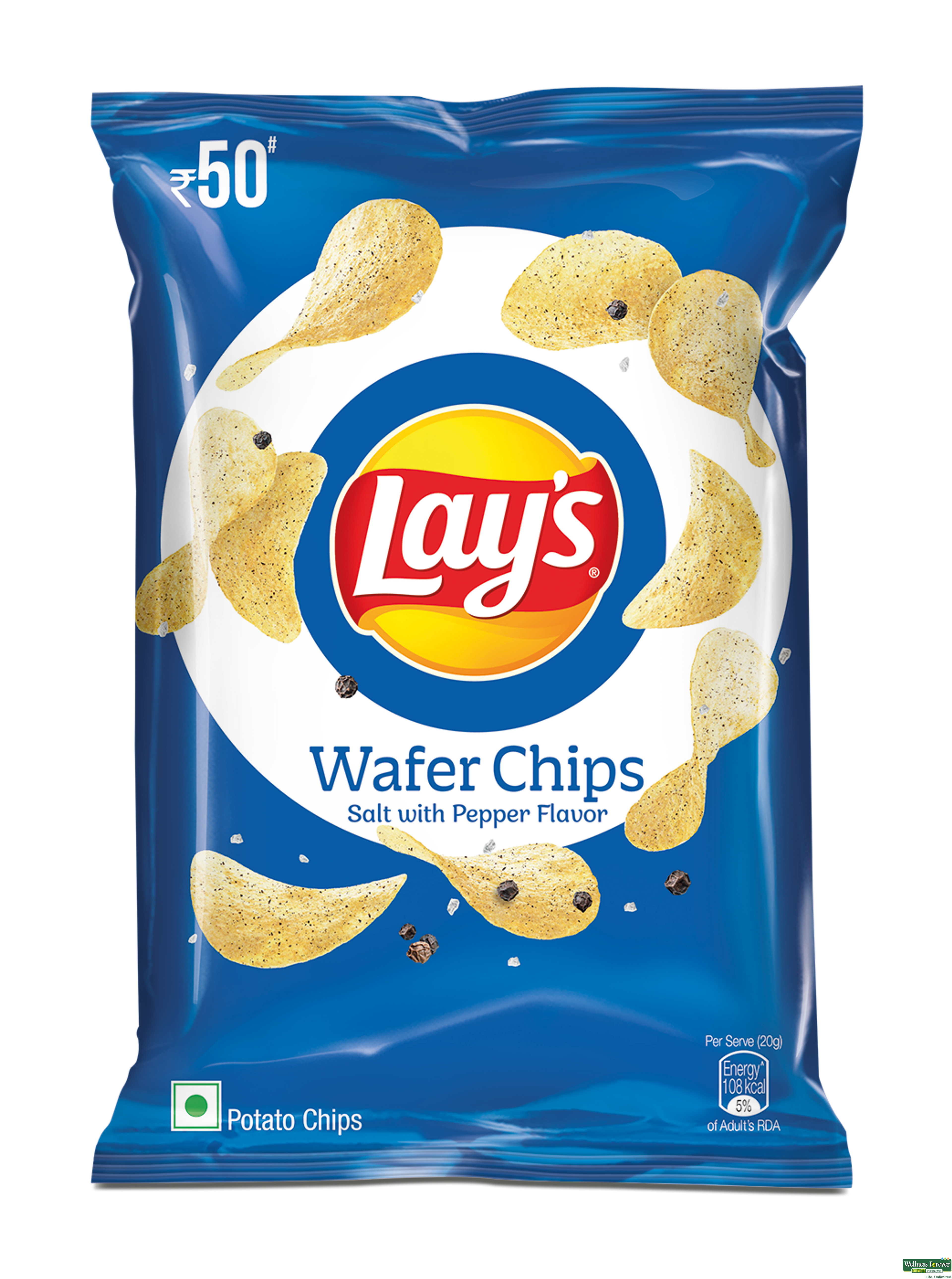 Lays Wafer Chips Salt & Pepper 82g-image