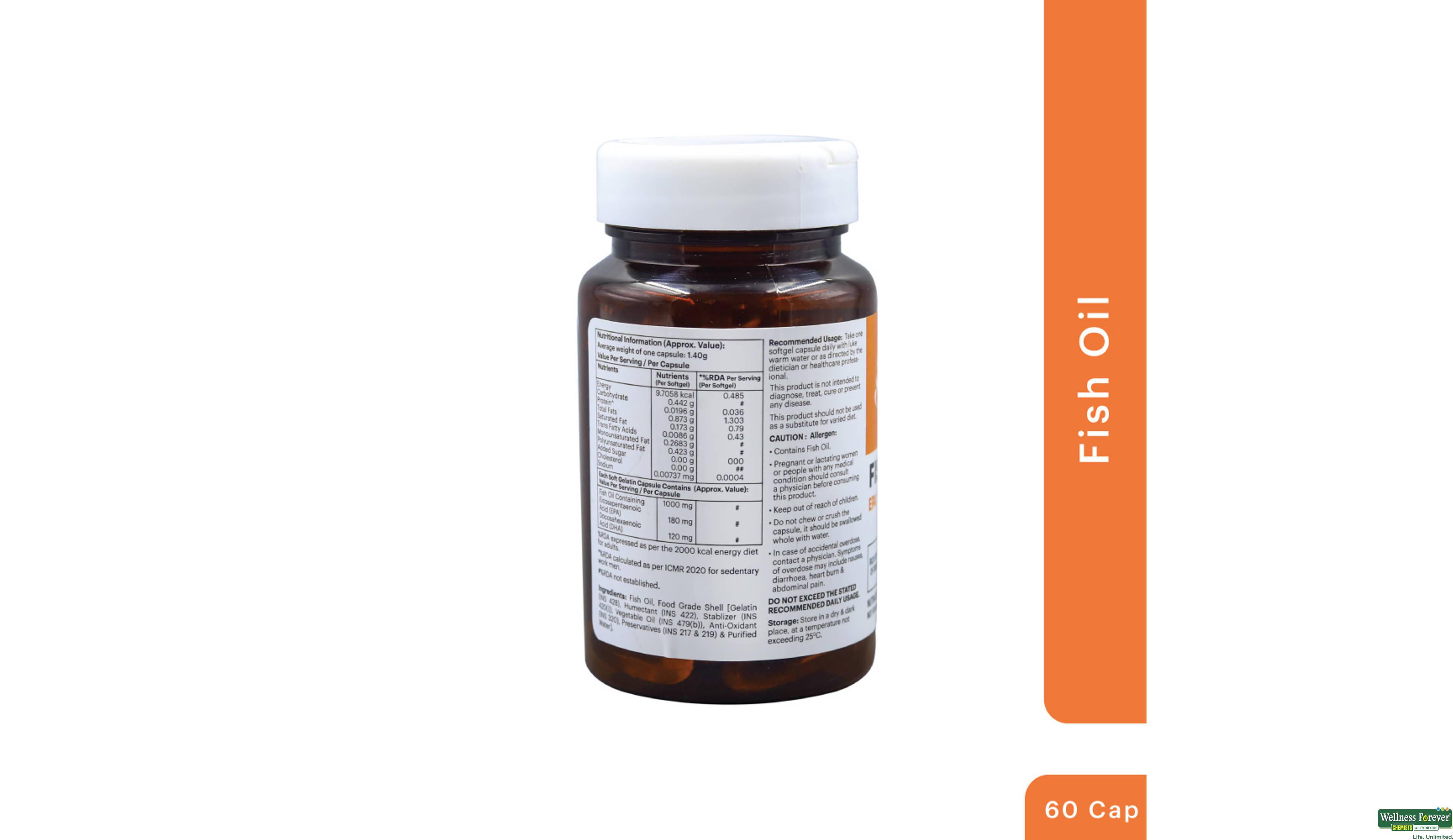 GATHER FISH OIL 1000MG 60CAP- 2, 60CAP, null