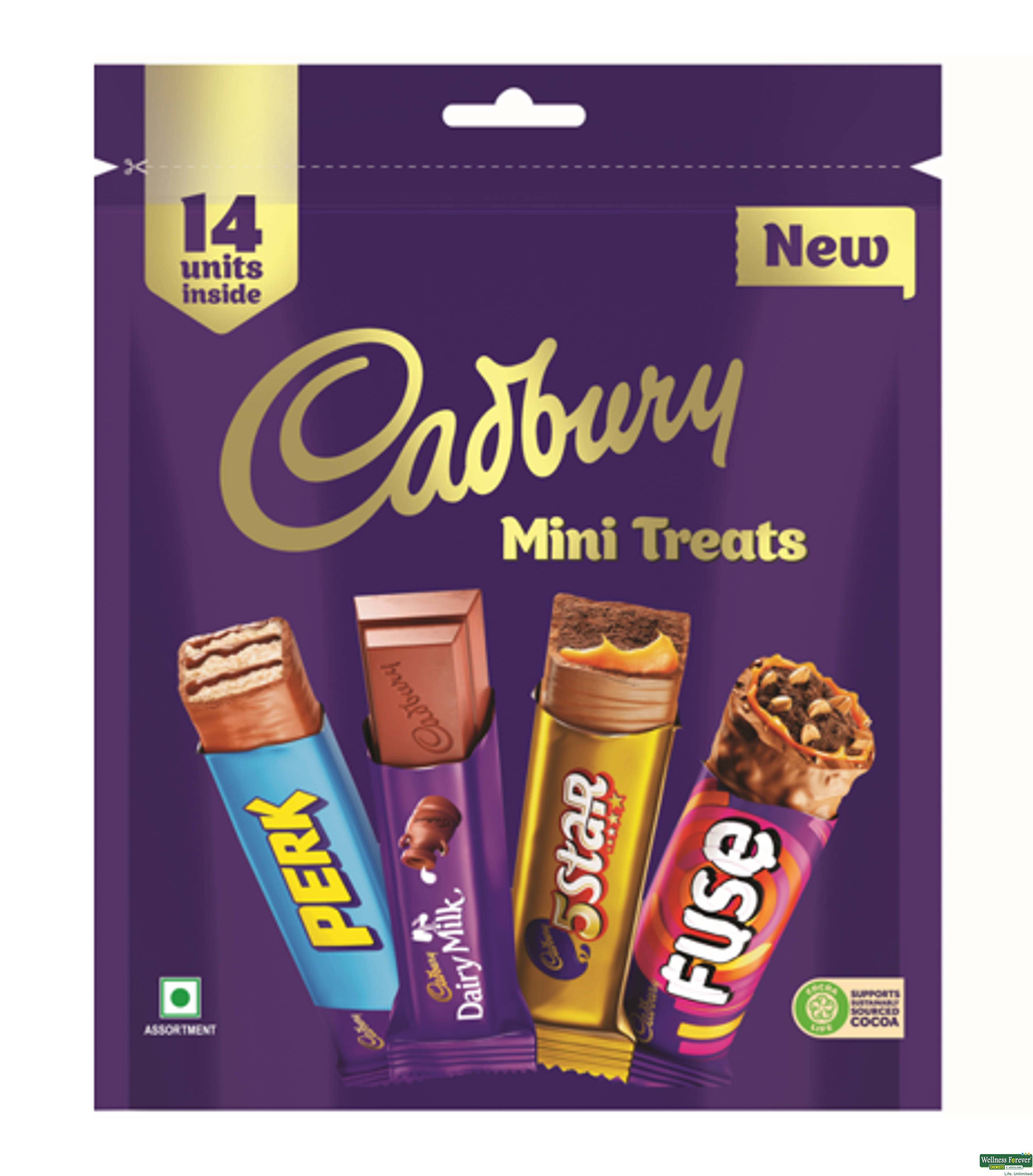 Cadbury Chocolate Treats Assorted 129.9g-image