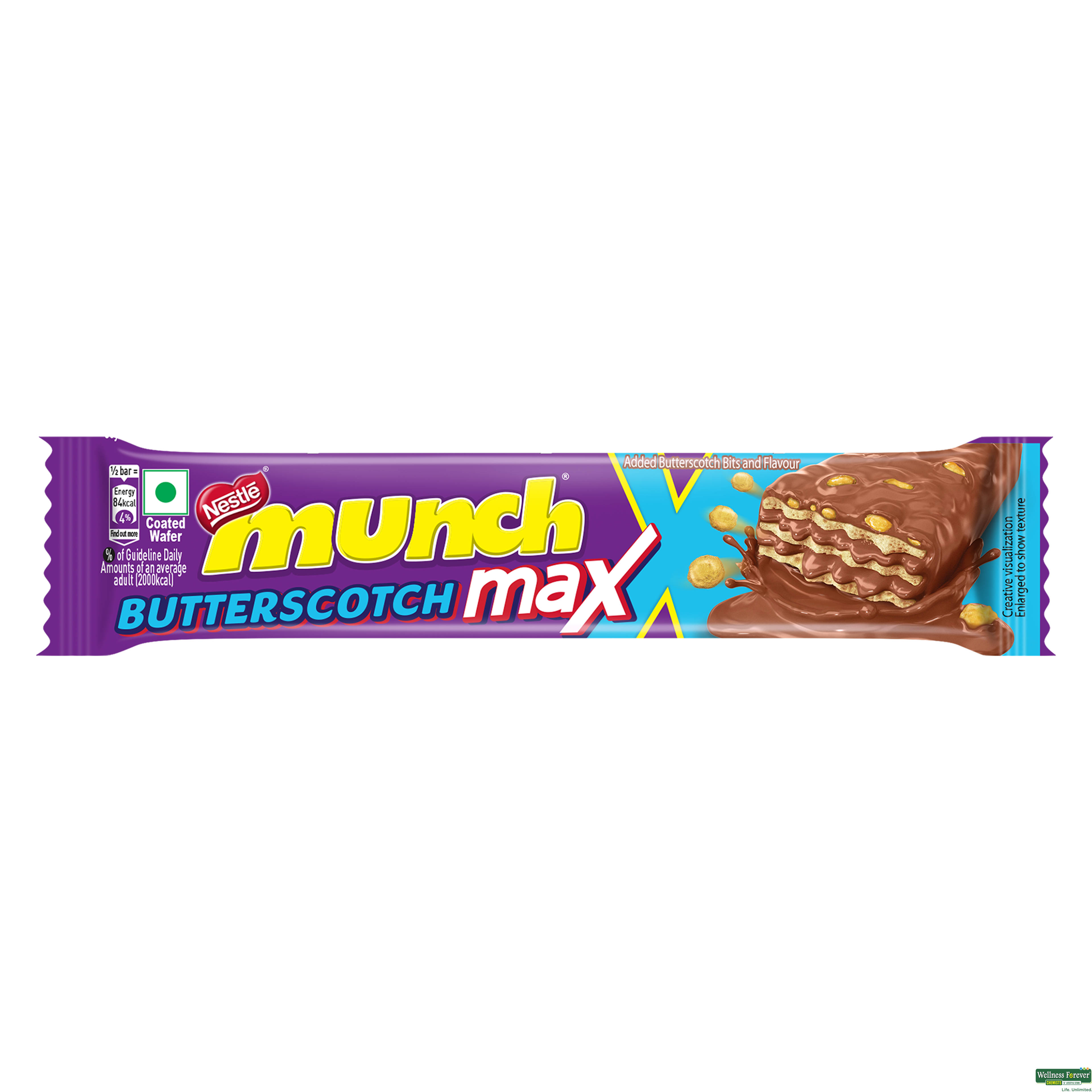 Nestlé Munch Butterscotch Max Wafer, 37.5g-image