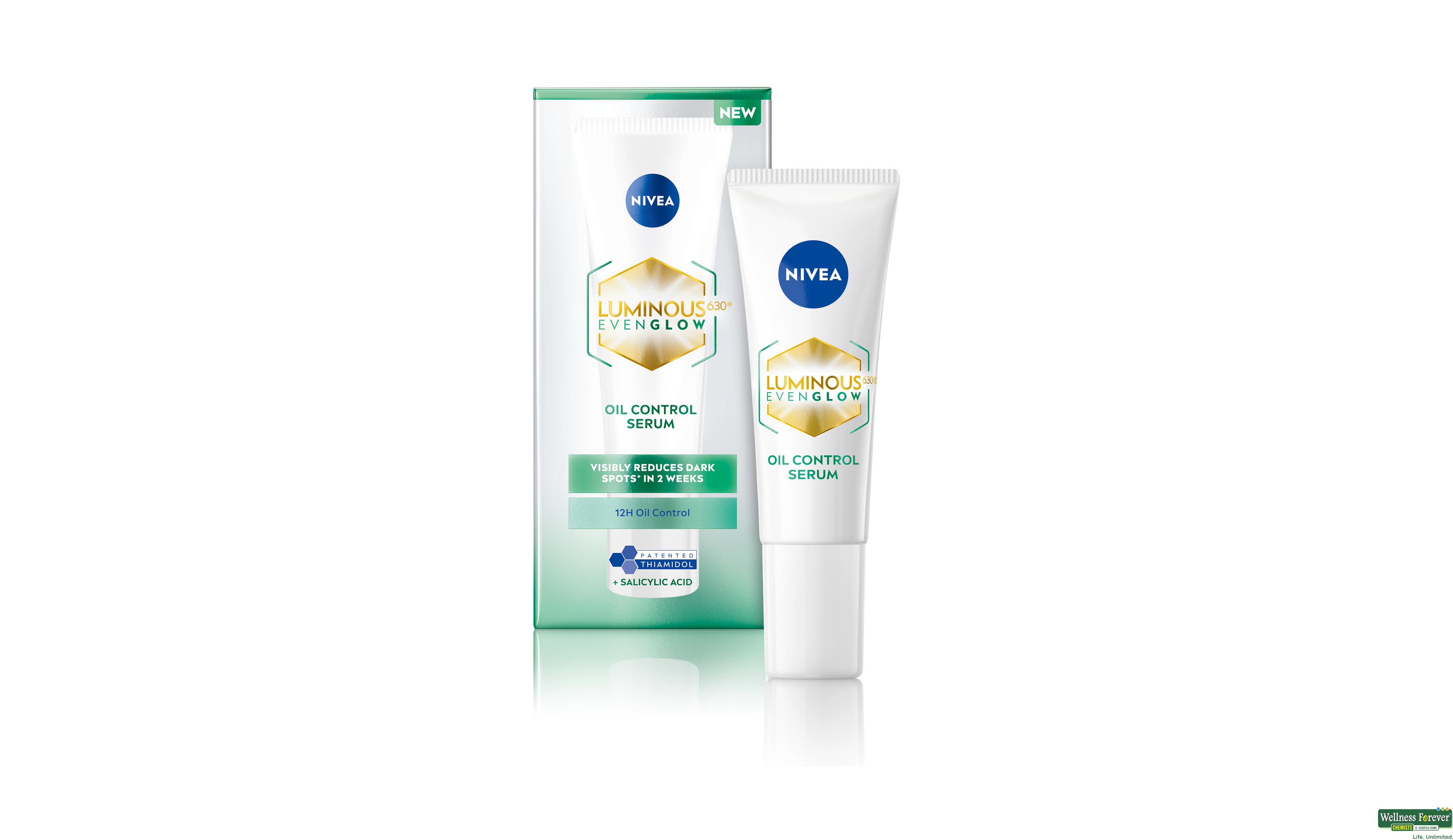 NIVEA LUMINOUS630 EVEN GLOW OIL CONTROL SERUM 10ML- 1, 10ML, null