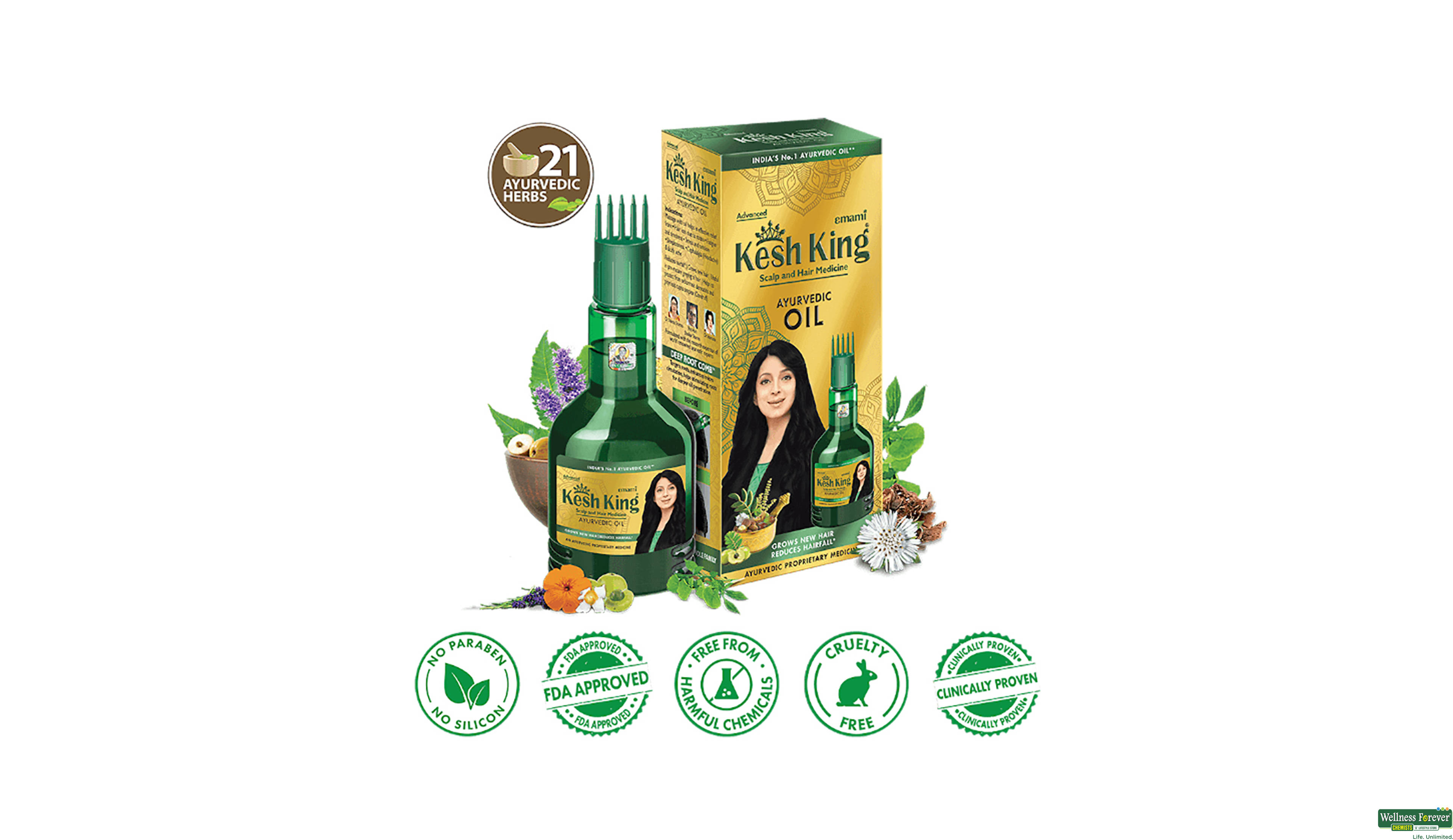 ZANDU KESH KING HAIR OIL 200ML- 3, 200ML, null