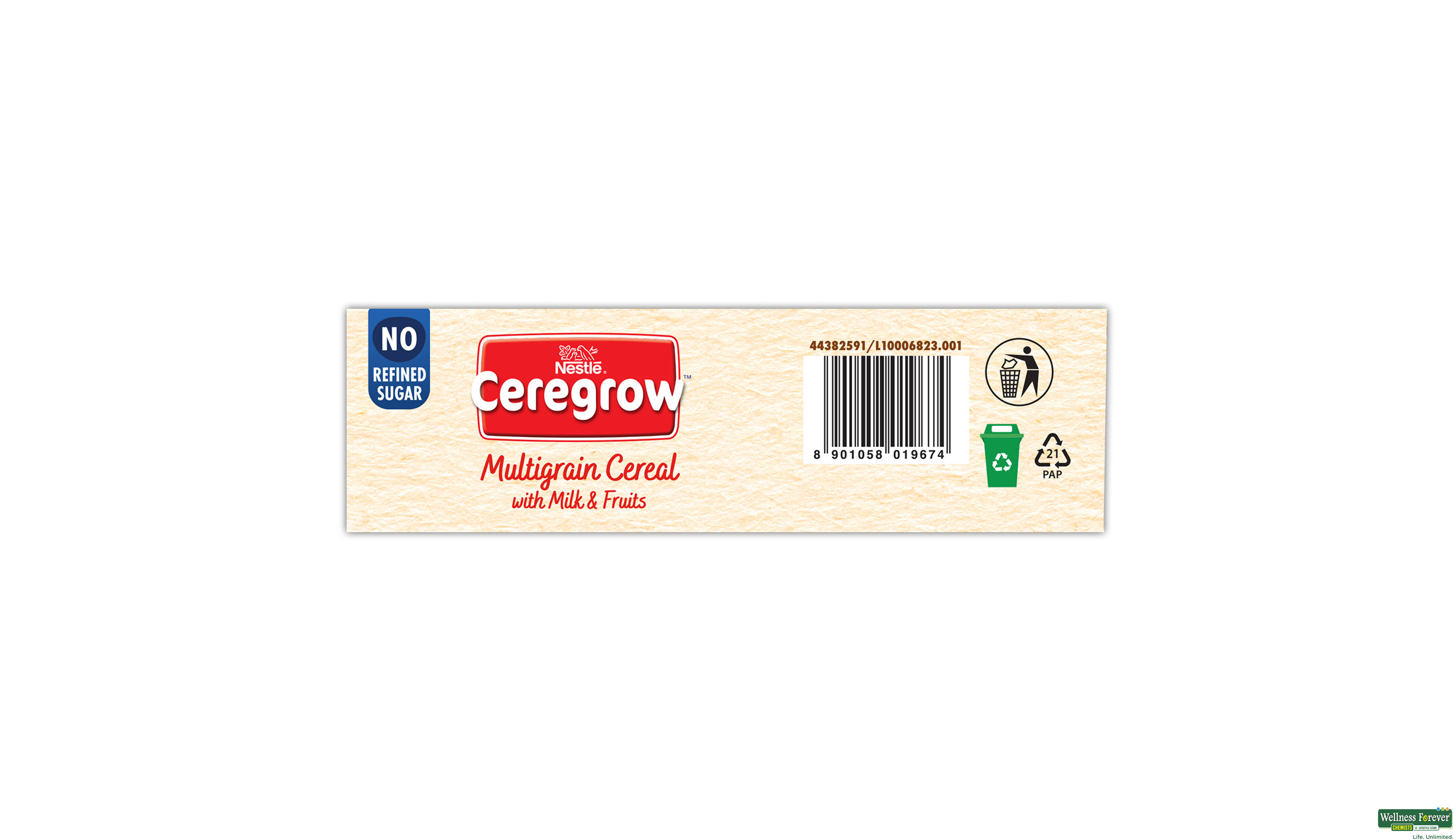 CEREGROW PWDR MULTIGRAIN CEREAL NO REFINED SUGAR 300GM- 5, 300GM, null