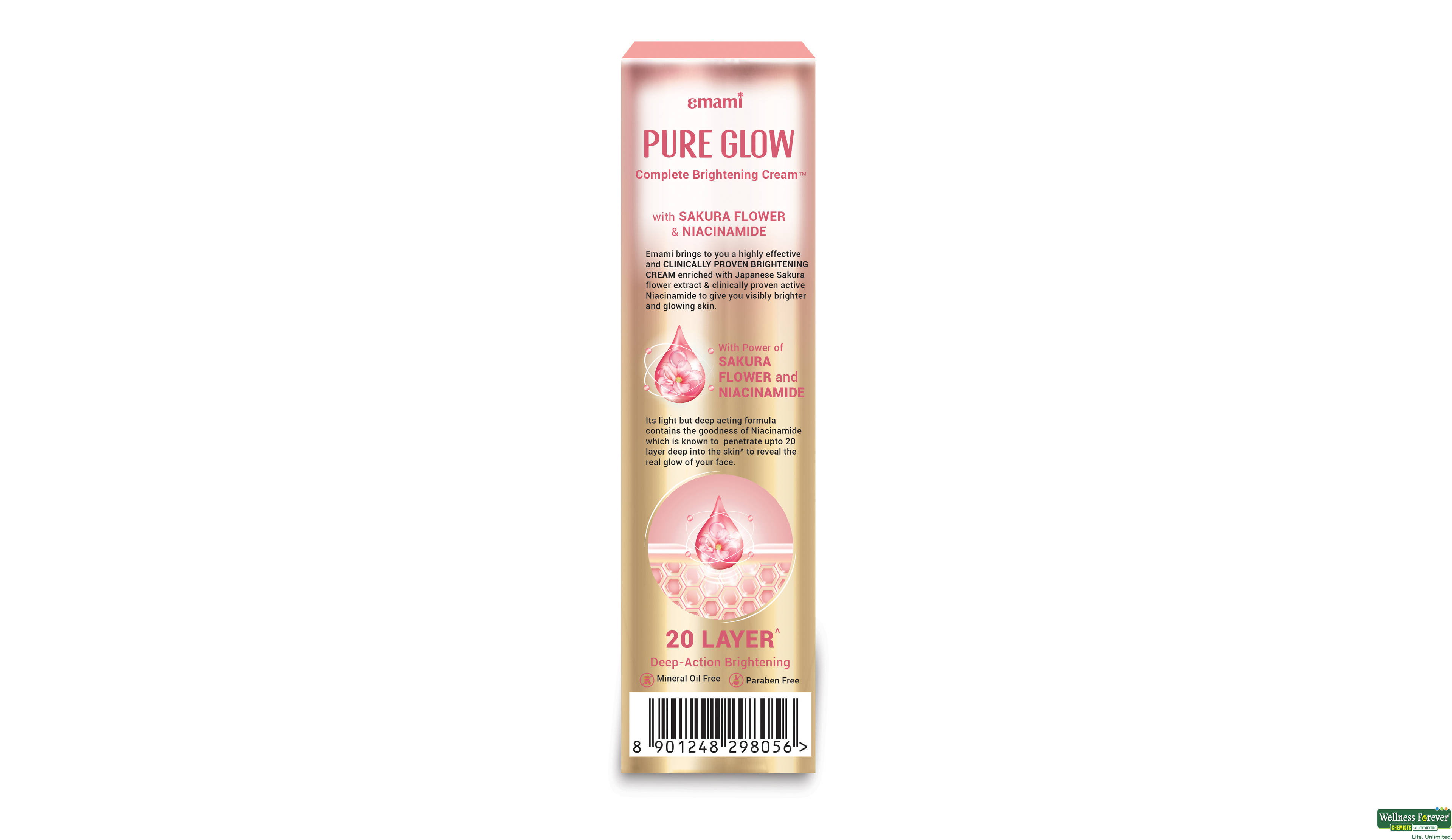 EMAMI PURE GLOW FACE CREAM 50GM- 4, 50GM, null