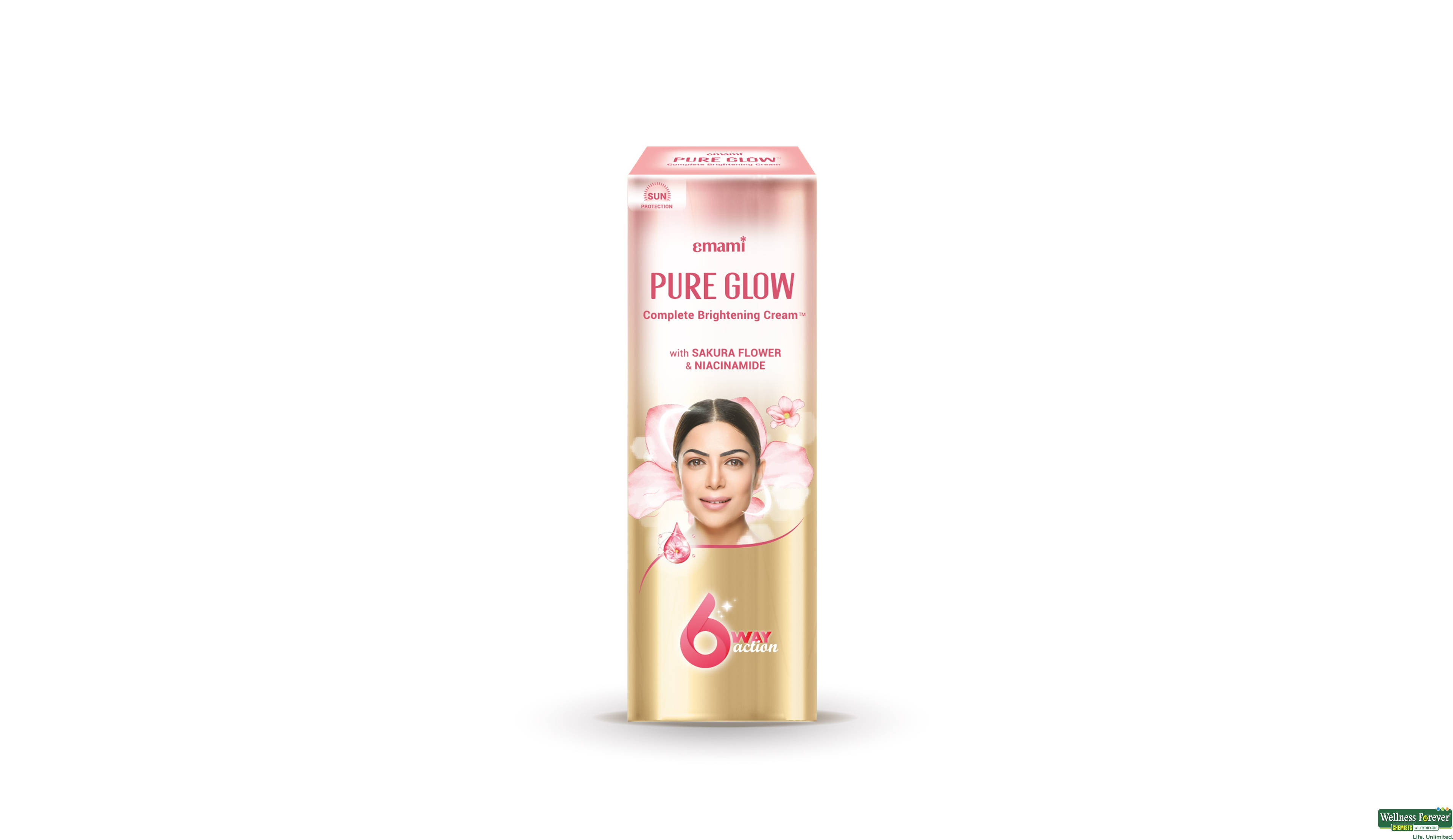 EMAMI PURE GLOW FACE CREAM 25GM- 1, 25GM, null