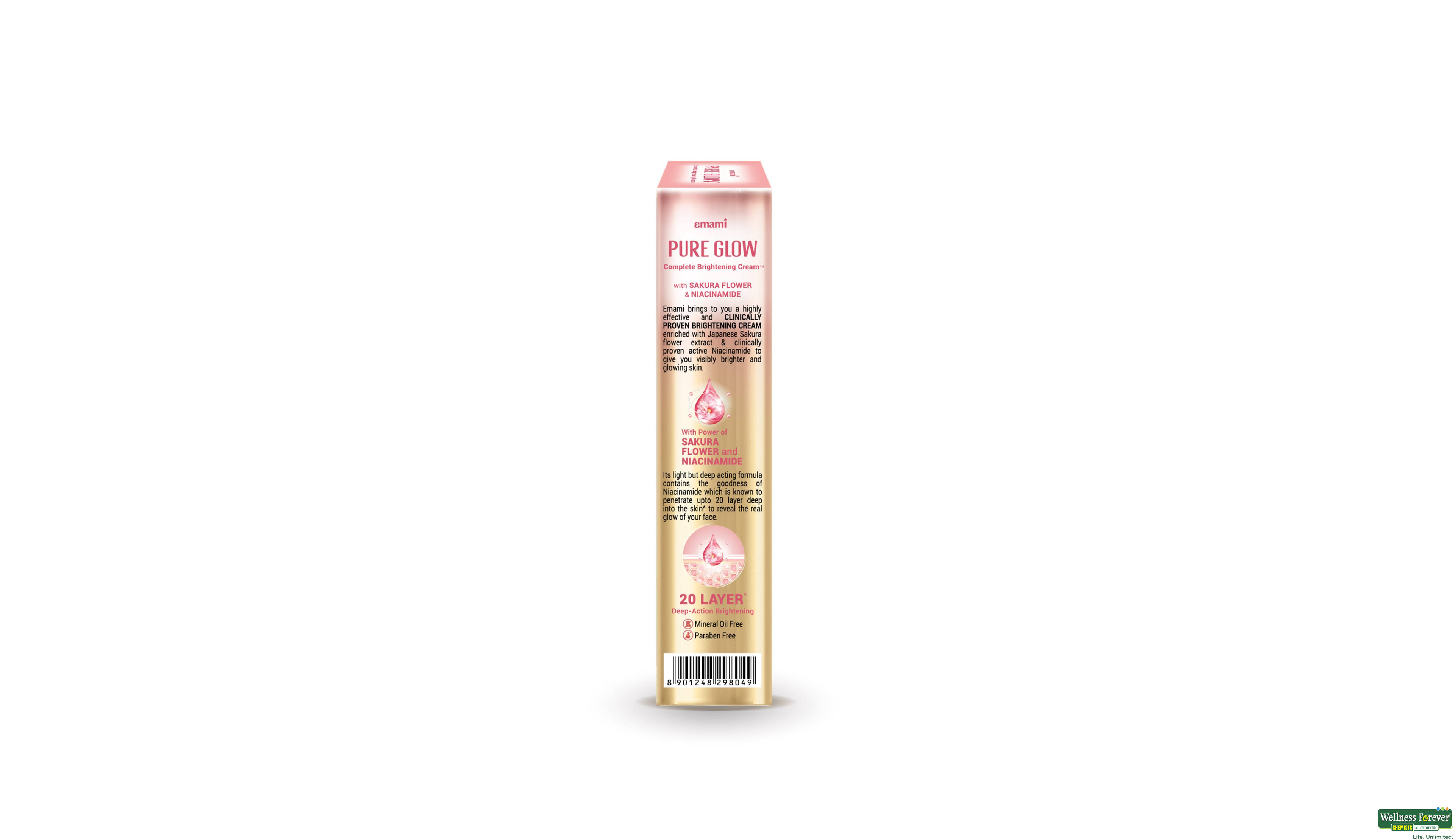 EMAMI PURE GLOW FACE CREAM 25GM- 7, 25GM, null