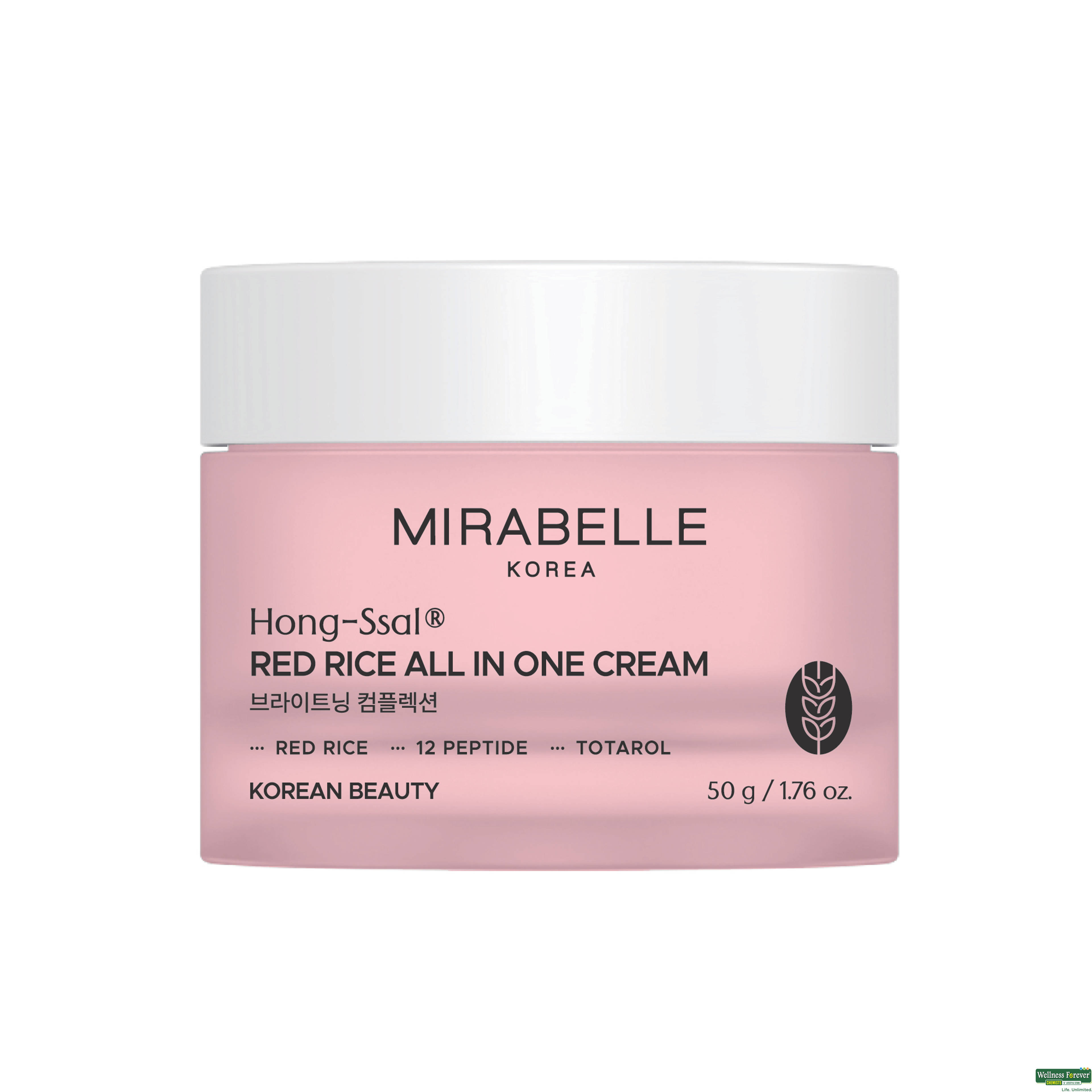 MIRABELLE Hong-Ssal Red Rice All In One Cream 50g
-image