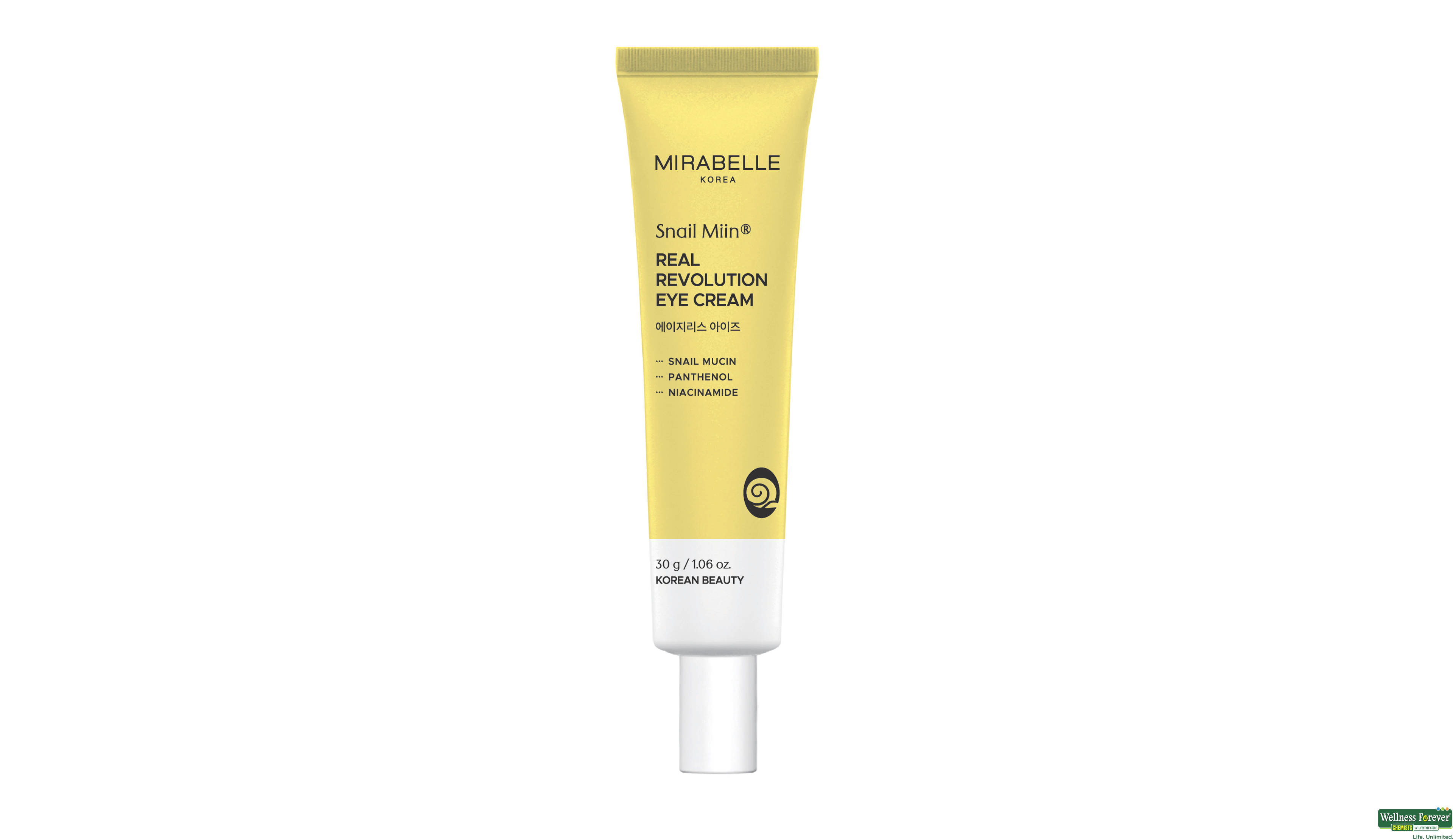 MIRABELLE SNAIL MIIN REAL REVOLUTION EYE CREAM 30GM- 1, 30GM, null