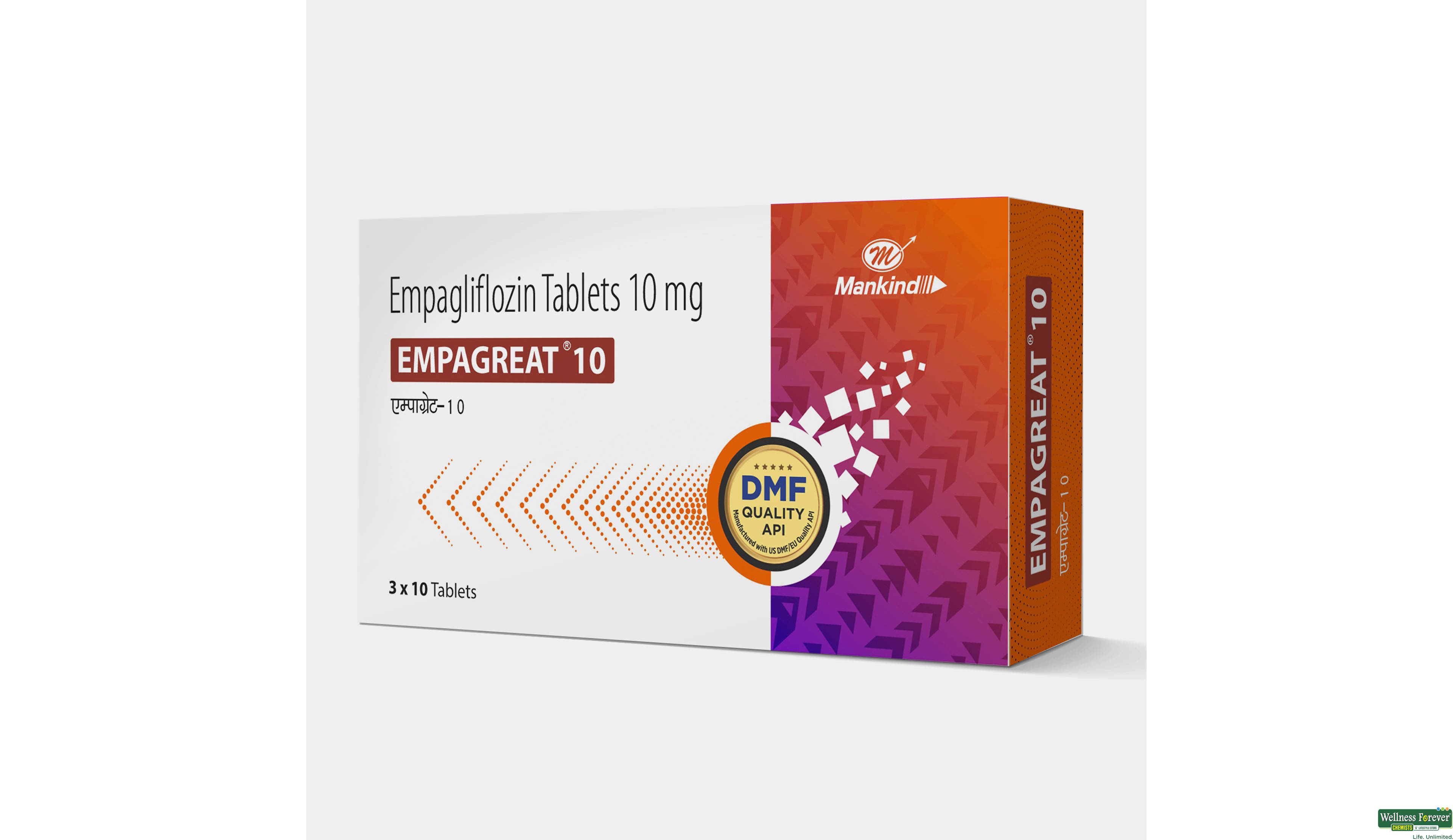 EMPAGREAT 10MG 10 TABLETS- 2, 10TAB, null