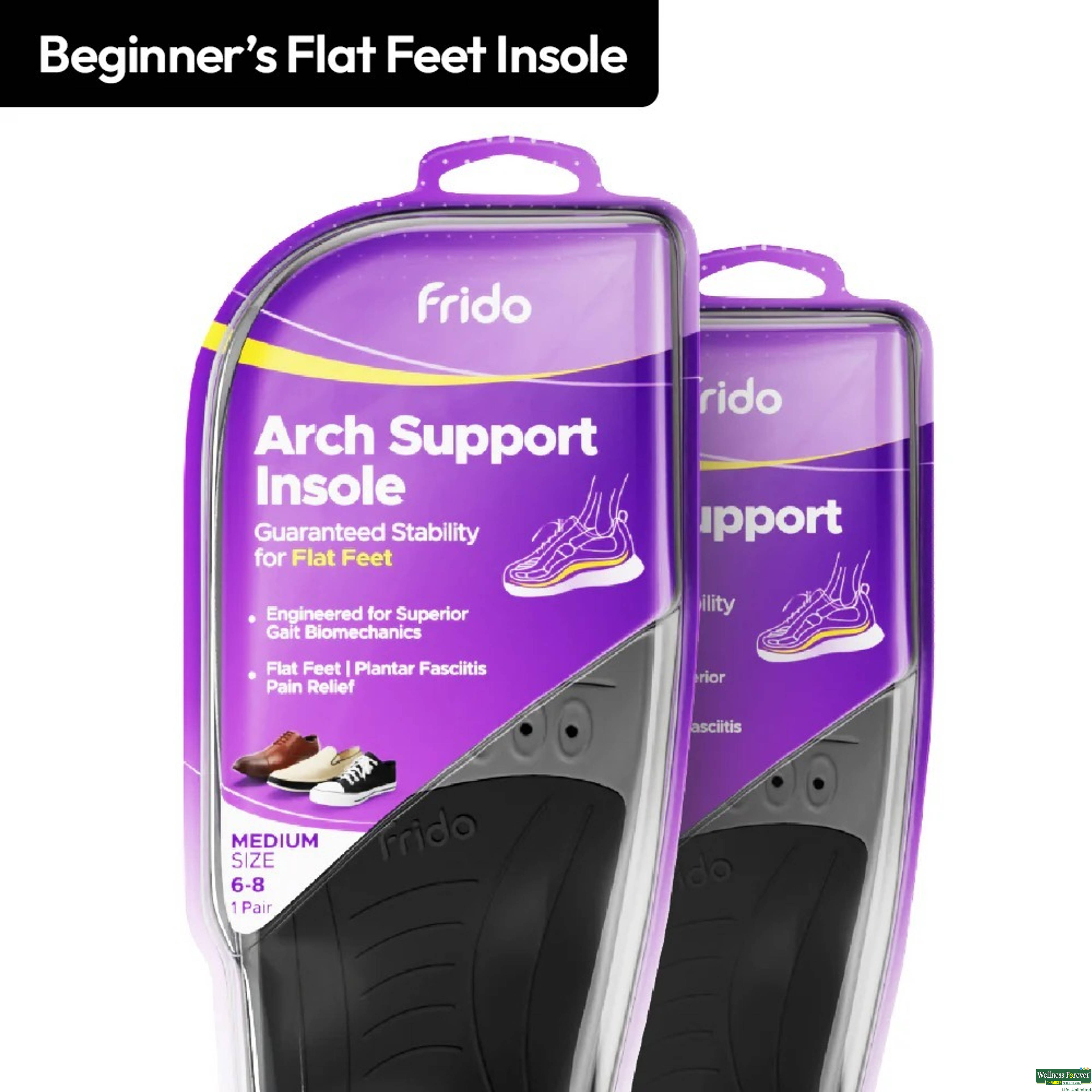 FRIDO ARCH SUPPORT INSOLES - MEDIUM ASI-M-image
