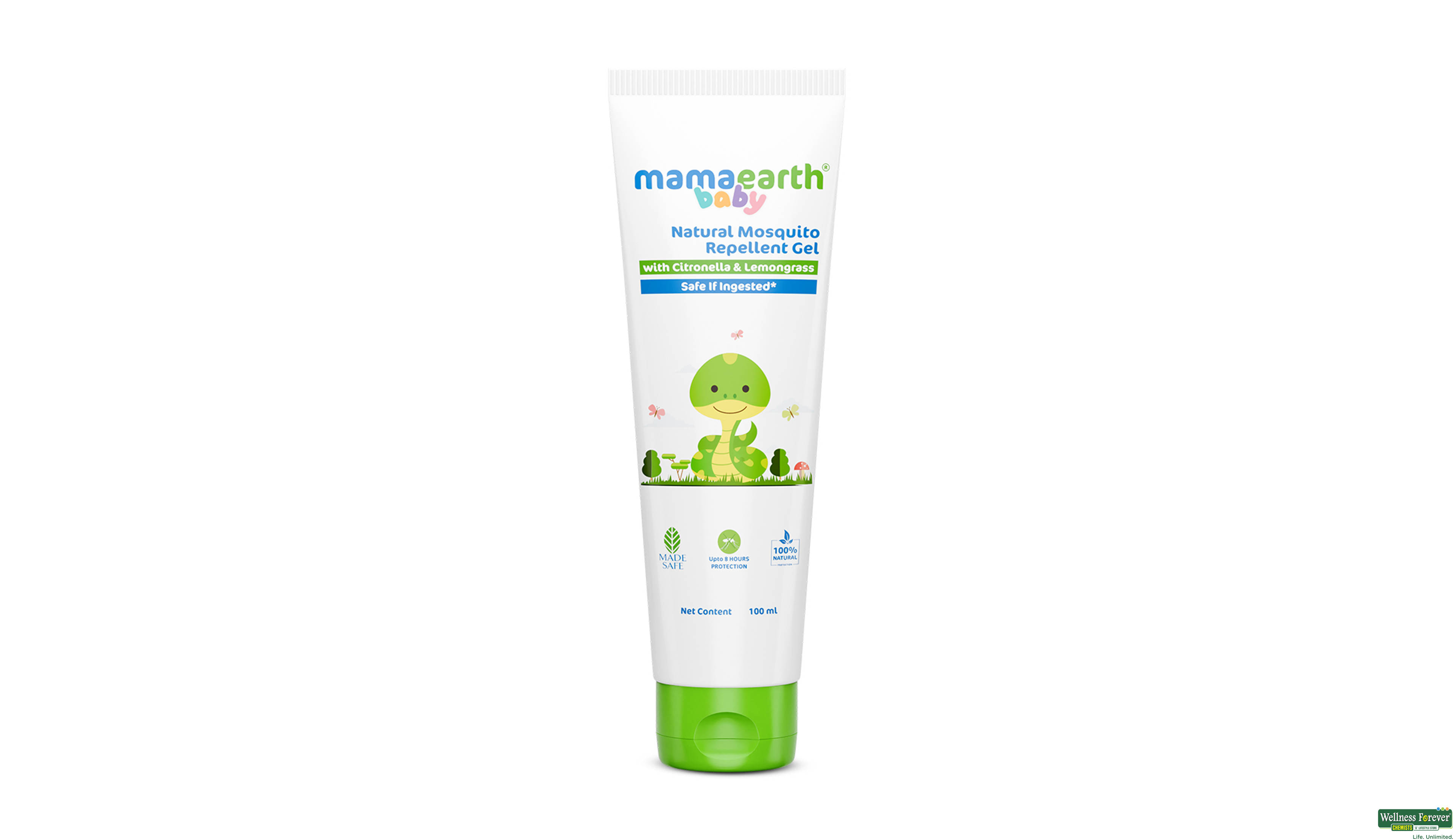 MAMAEARTH BABY NATURAL MOSQUITO GEL 100ML- 1, 100ML, null