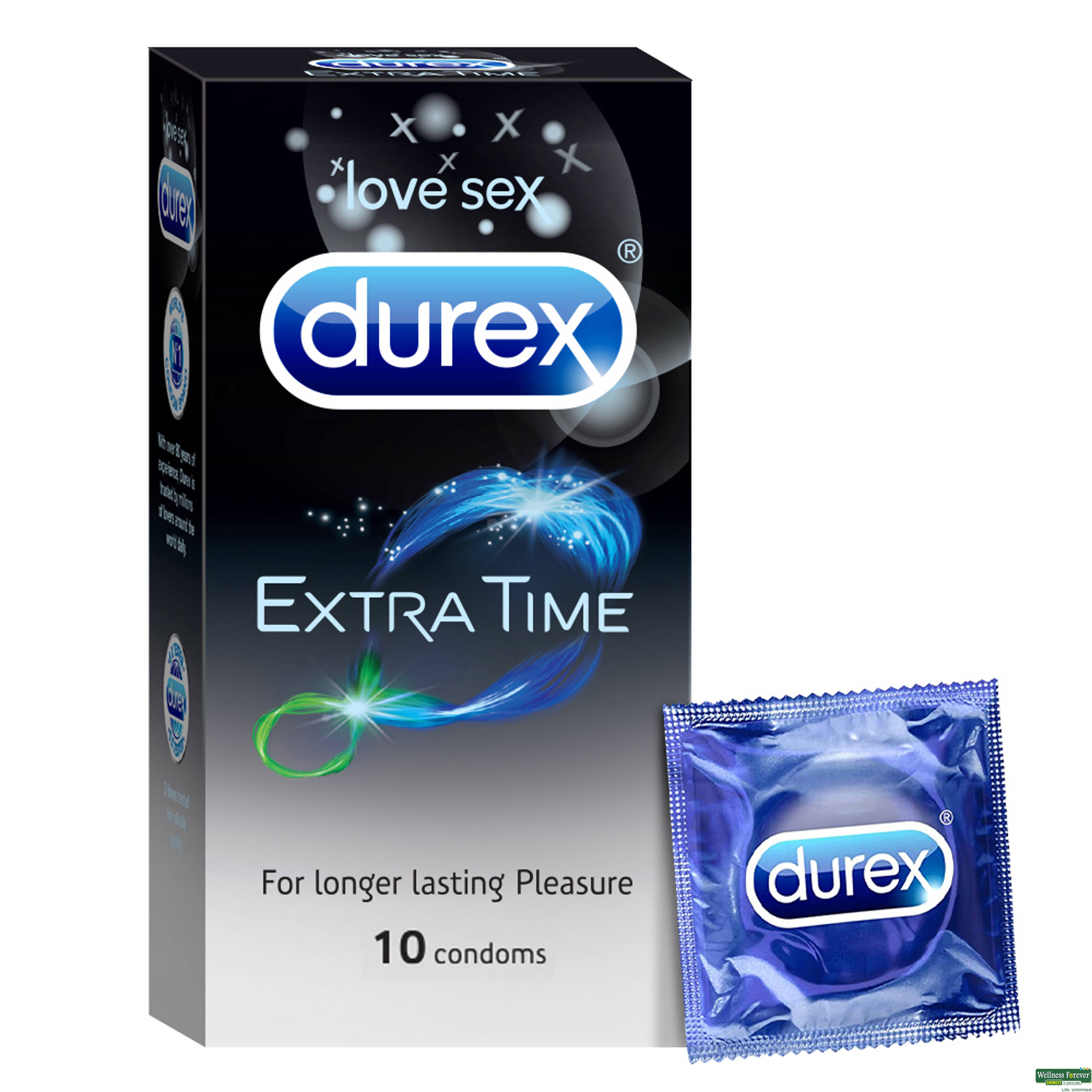 DUREX ULTRA THIN CONDOM EXTRA TIME 10PC-image
