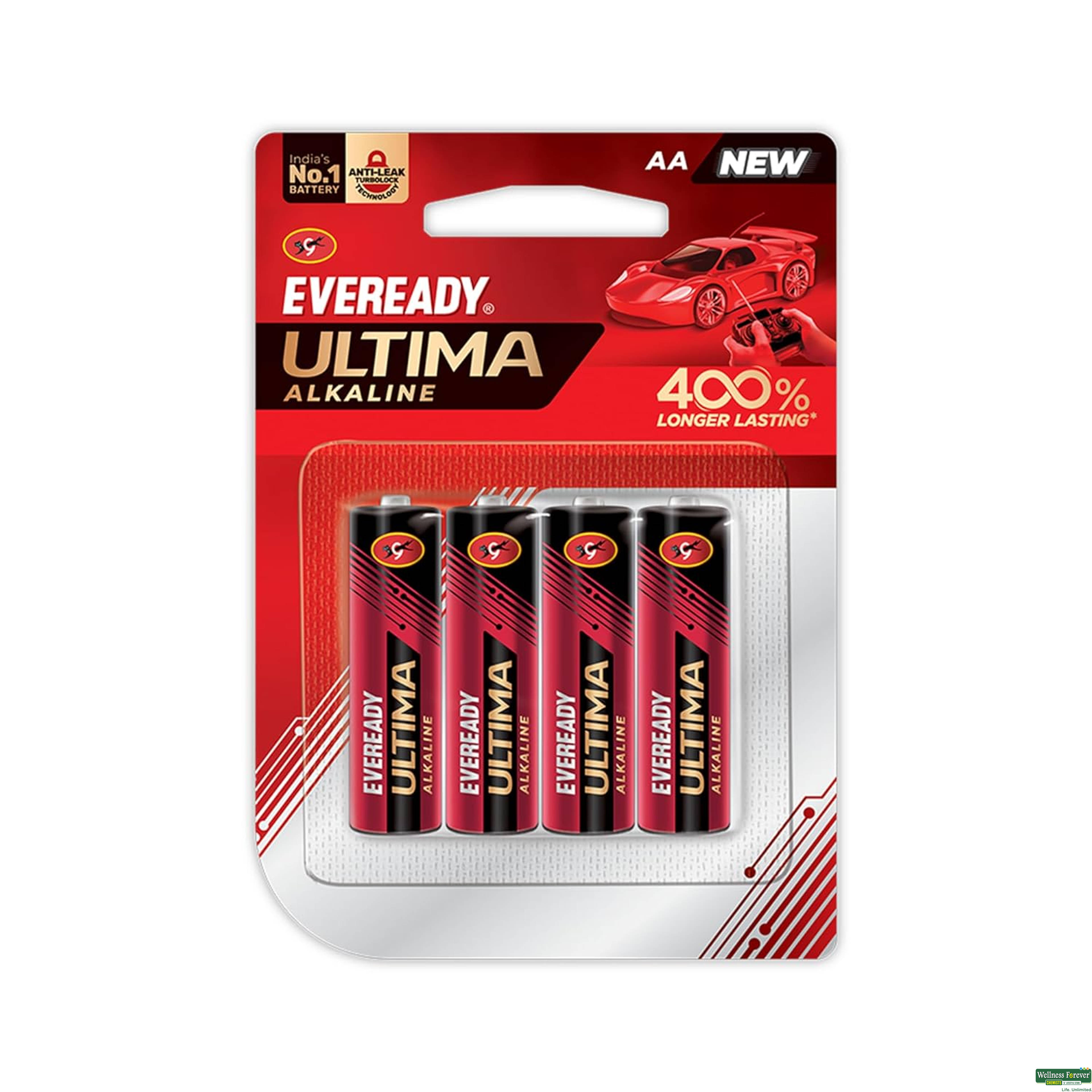 EVEREADY ULTIMA ALKALINE BATTERY AA (PO4) 1PC-image