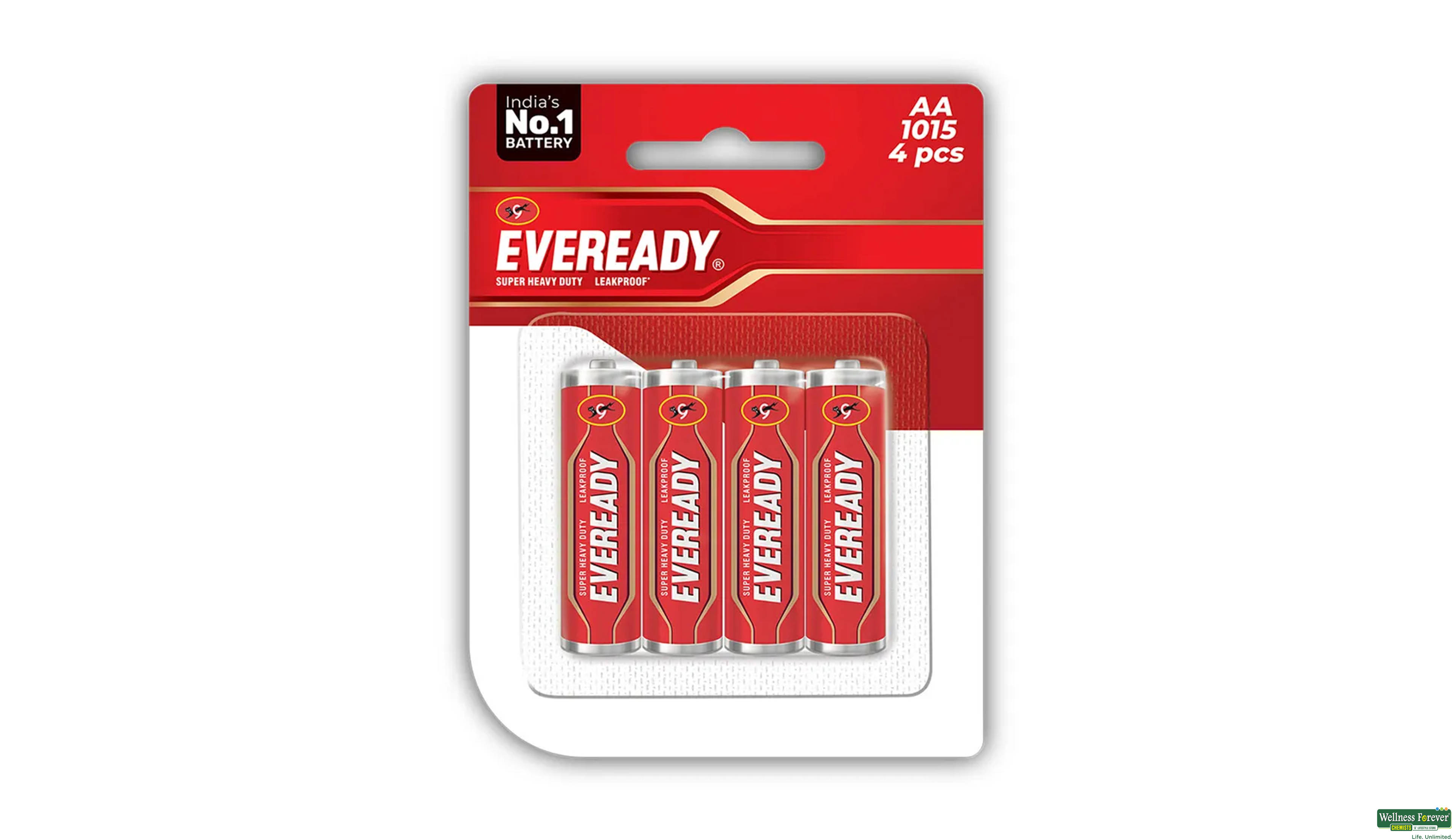 EVEREADY 1012 CARBON ZINC AAA BATTERY (PO4) 1PC- 1, 1PC, null