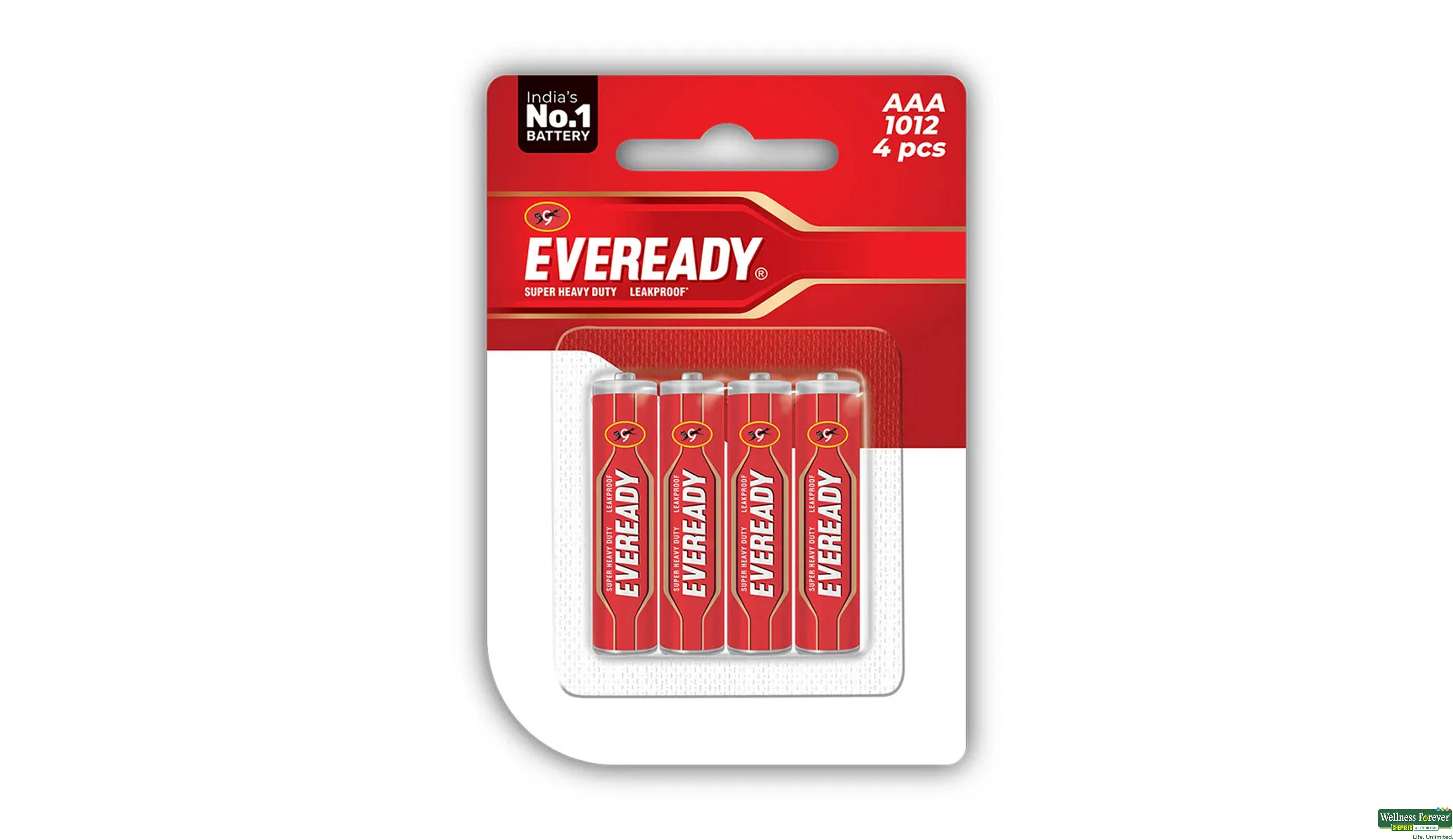 EVEREADY 1015 CARBON ZINC AA BATTERY (PO4) 1PC- 1, 1PC, null
