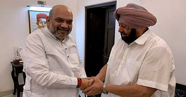 Punjab CM Amarinder Singh will meets Amit shah to discuss with protest farmers