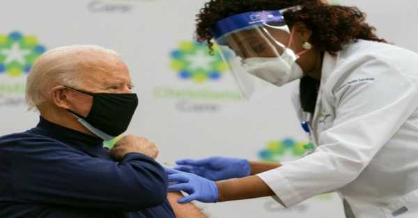 US President Joe Biden Receives First Dose Of Coronavirus Vaccine Live On Television