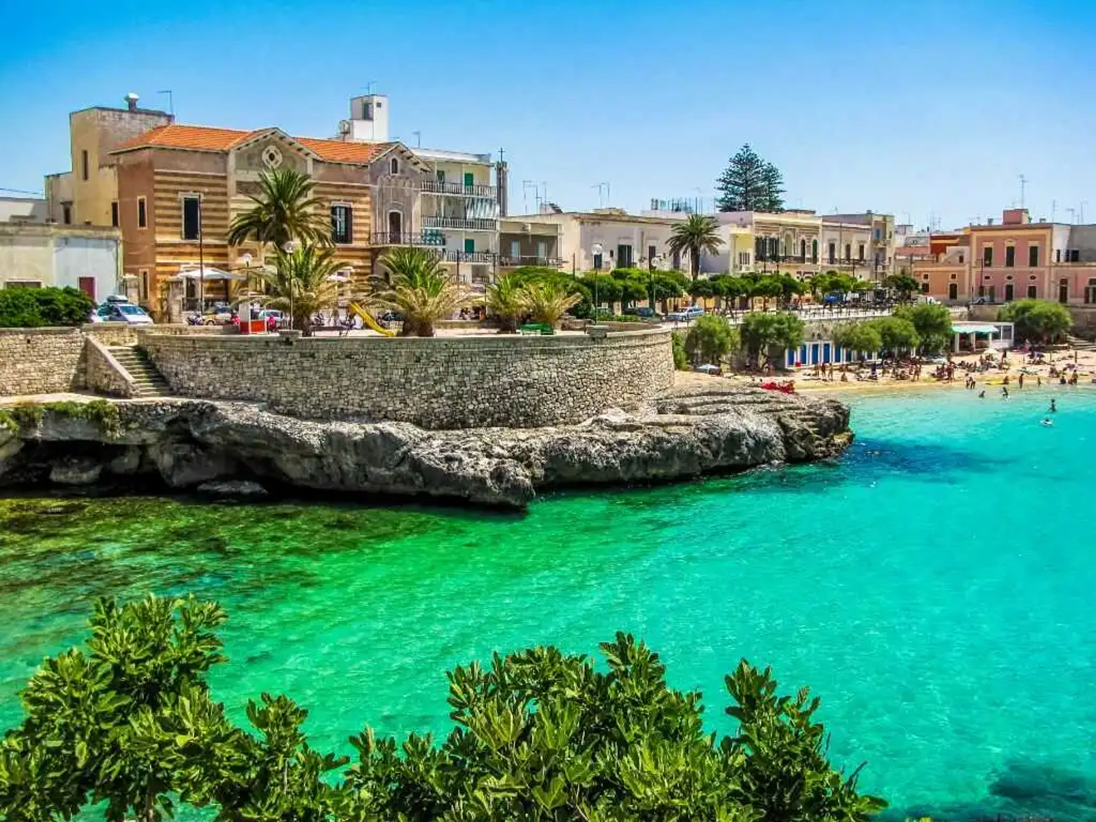 Location de bateau à Santa Maria al Bagno : crique du Salento