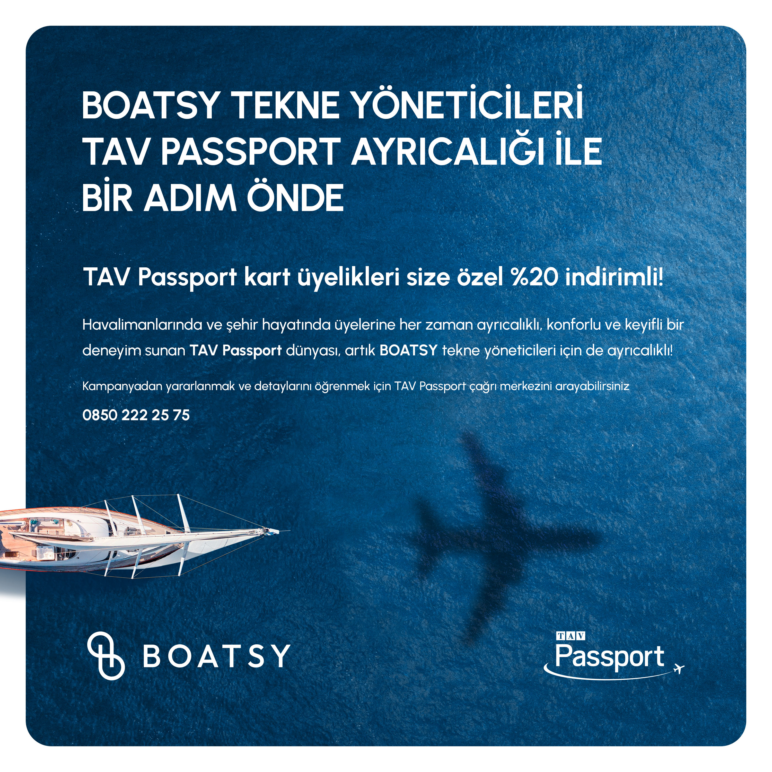 BOATSY Tekne Yöneticileri TAV Passport Ayrıcalığı ile Bir Adım Önde