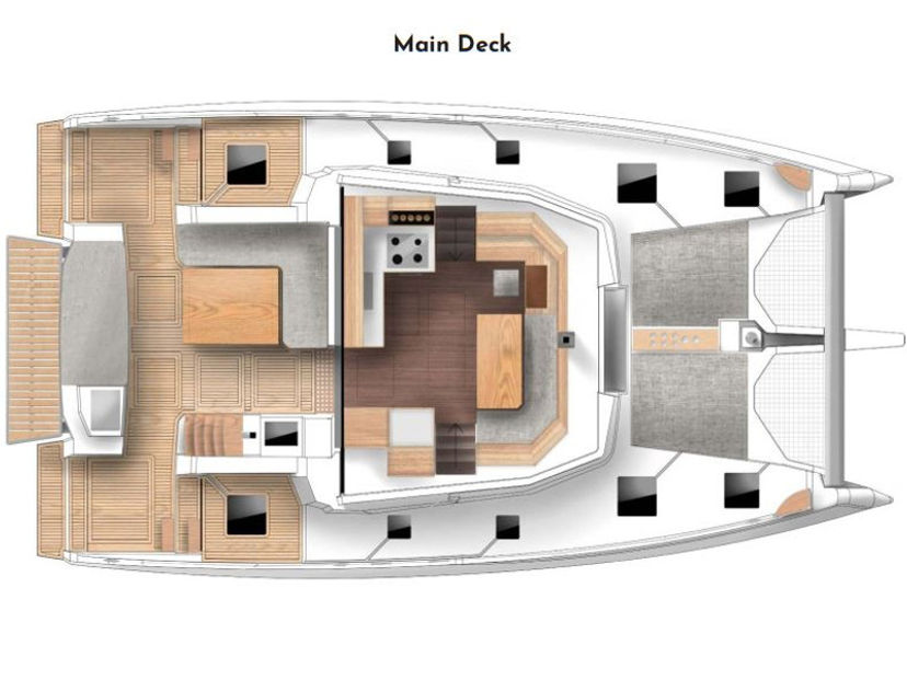 Cervetti Catamarans 44 KAJSA KAVAT new 2024 (air condition, generator, water maker, flybridge)