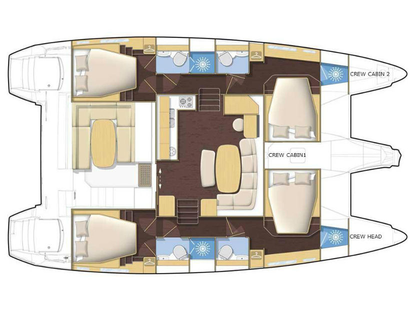 Lagoon 42 Nirvana AC Watermaker Gen + elegant pack refit 2022