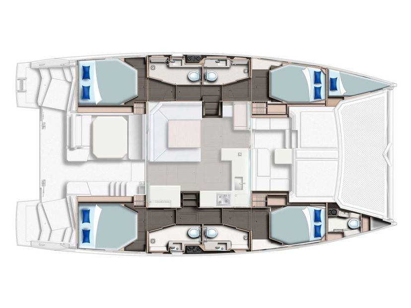 Leopard Catamarans 45 Marina