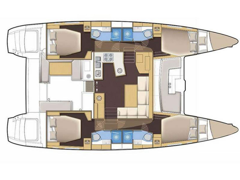 Lagoon 45 Didyme - Standard line