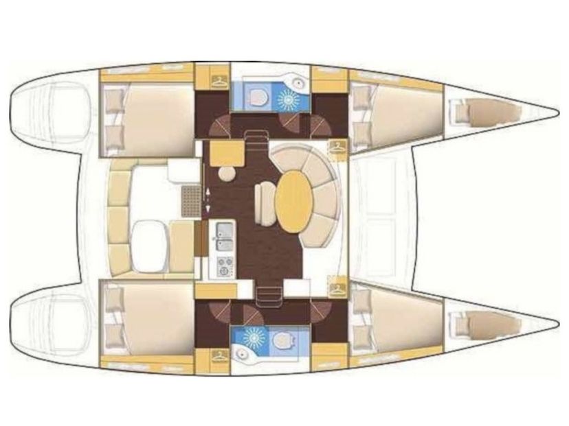 Lagoon 38 Ploto - Standard line