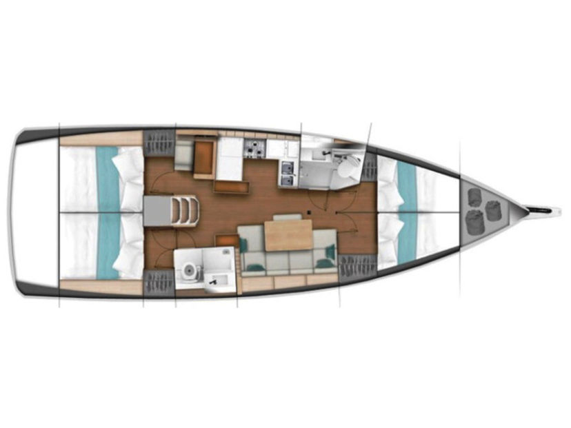 Jeanneau 40 Celene - new watermaker 2022!