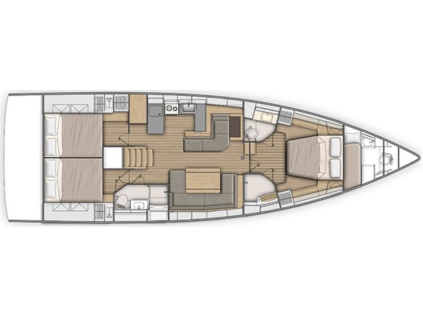 Beneteau OCEANIS 51.1 MAMAMIA (WITH AC&GENERATOR OWNER VERSION)