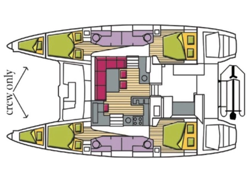 Lagoon 45 Rigel Kentaurus (A/C, WM, Generator, Inverter)