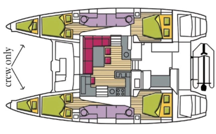 Lagoon 45 Rigel Kentaurus (A/C, WM, Generator, Inverter)