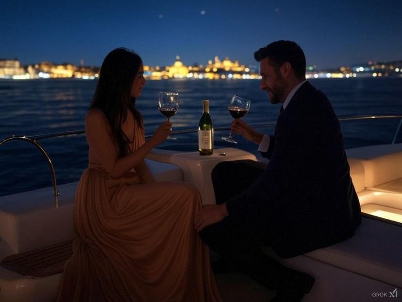 Custom-made Bosphorus Night Cruise on Luxury Yacht