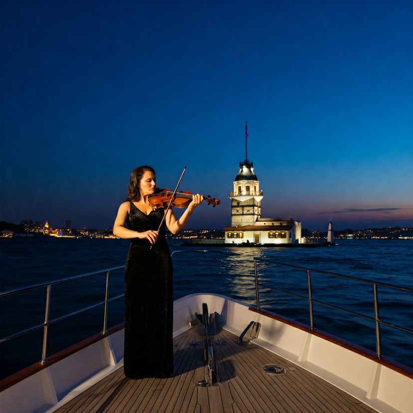 Custom-made Bosphorus Night Cruise on Luxury Yacht