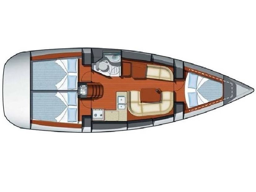 Jeanneau 37 Kacamak