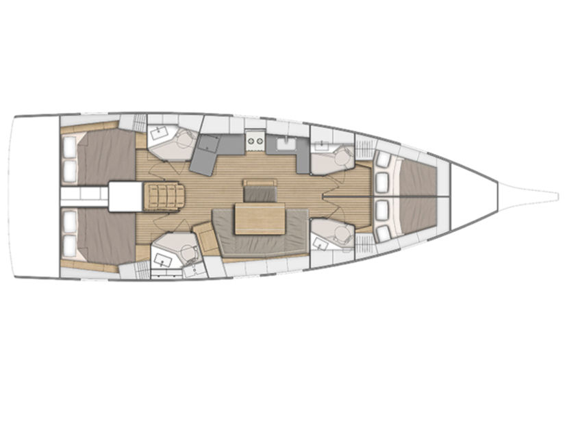 Beneteau OCEANIS 46.1 Sail Delta