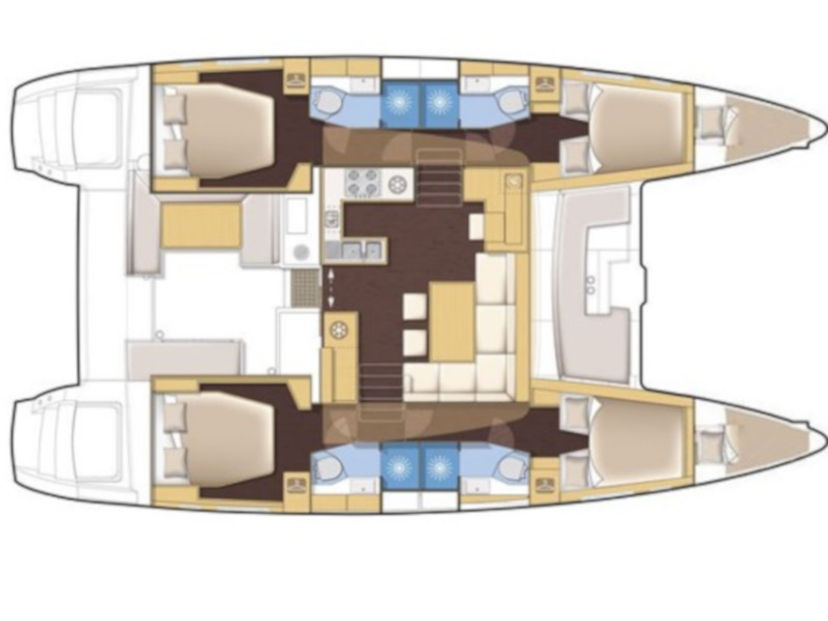 Lagoon 45 AMELIA (A/C, Generator, Watermaker)