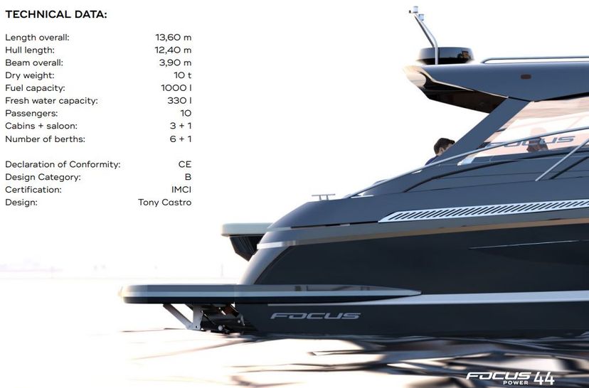 Focus Motor Yachts 44 Premium