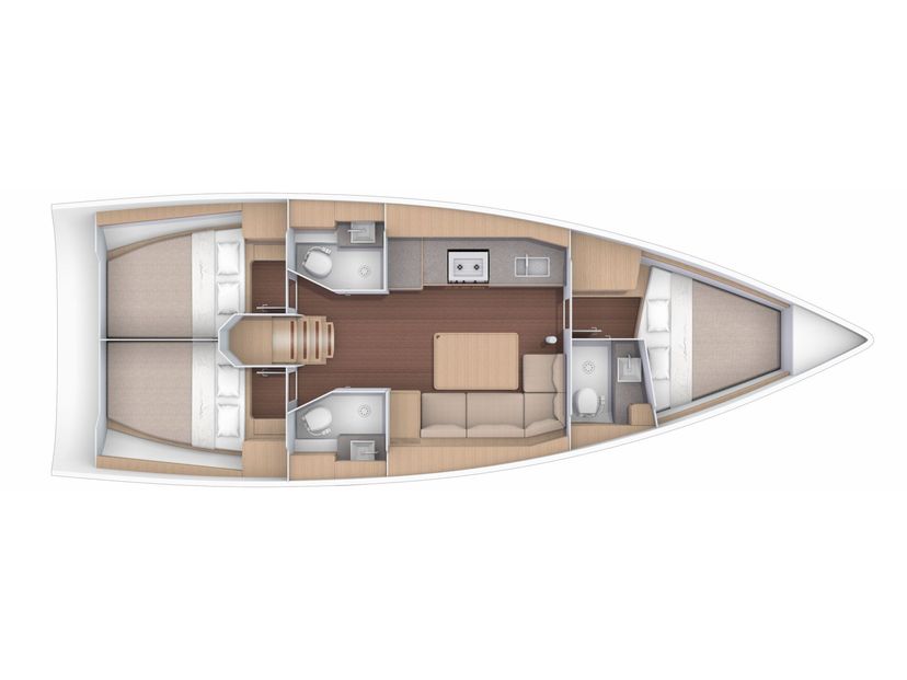 Dufour Yachts GRAND DILI (vers 50hp+Gas Bbq)