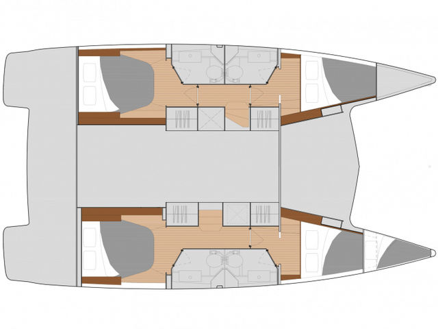 Fountaine Pajot 40 BLUE SERENITY (Air-conditition, gas barbeque, 1 SUP free of charge) 