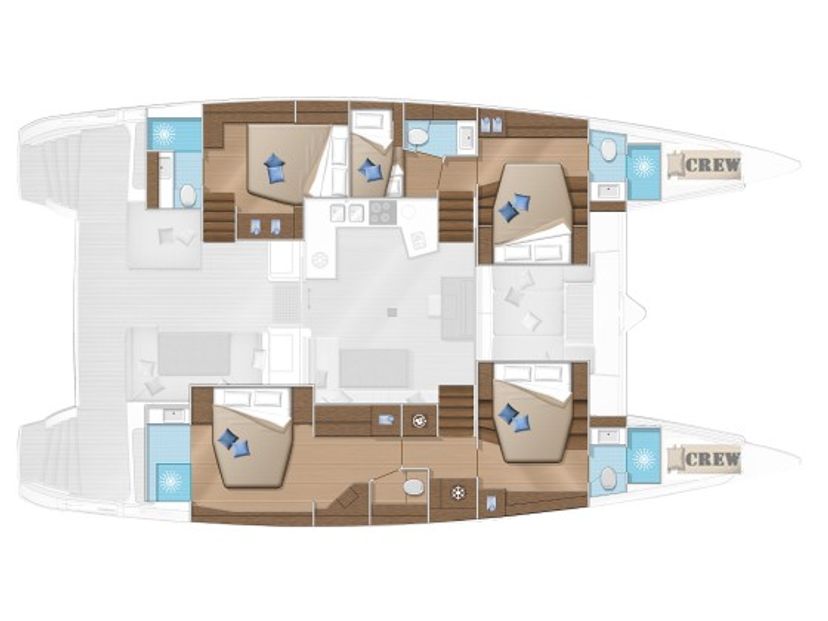 Lagoon 52 Ace of Diamonds (A/C - Generator - Refit 2021)