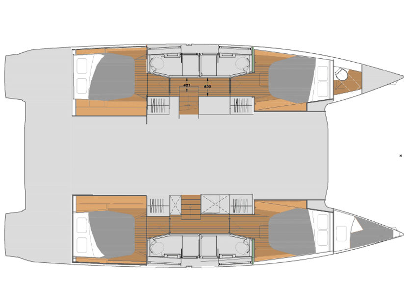 Fountaine Pajot 45 Olympia Athena - Skippered